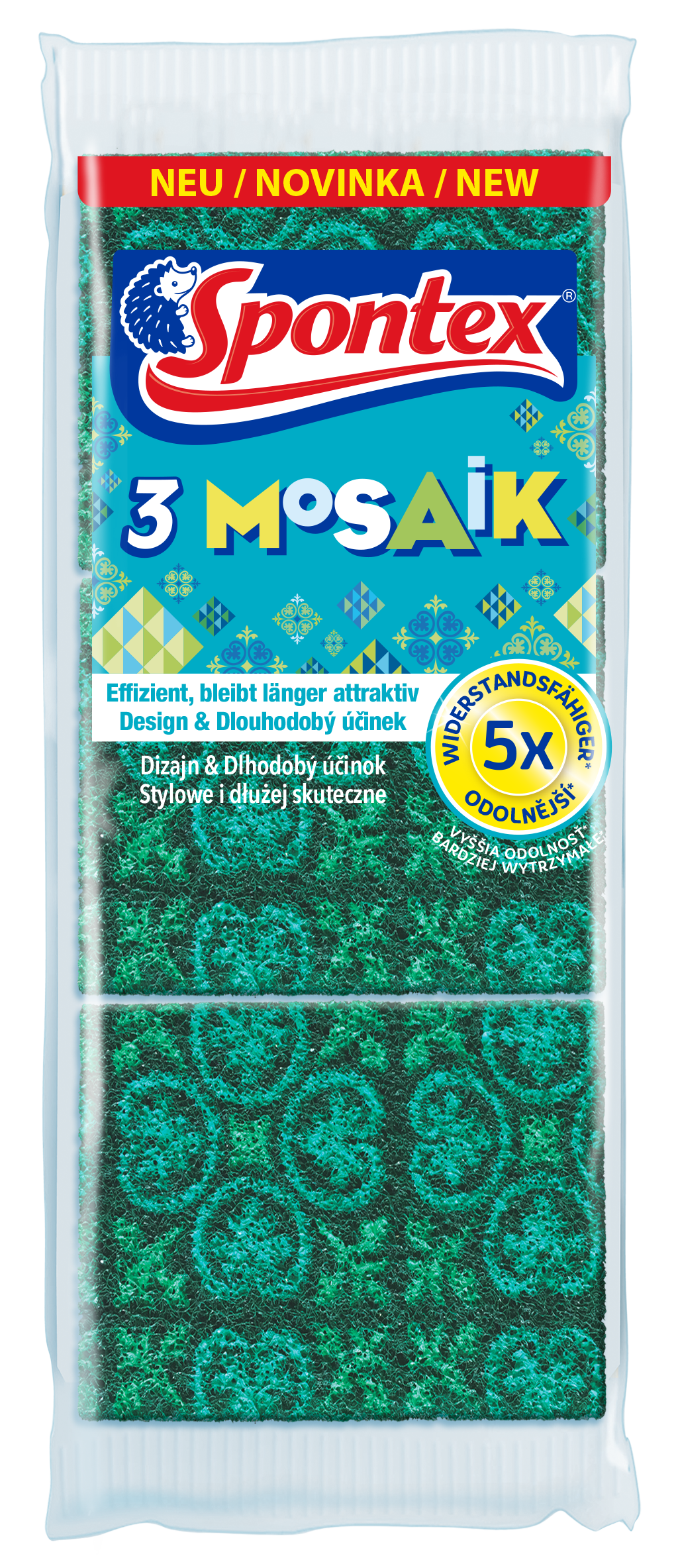 056513_19411056 SPONTEX SCHEUERSCHWAMM MOSAIK 3ST