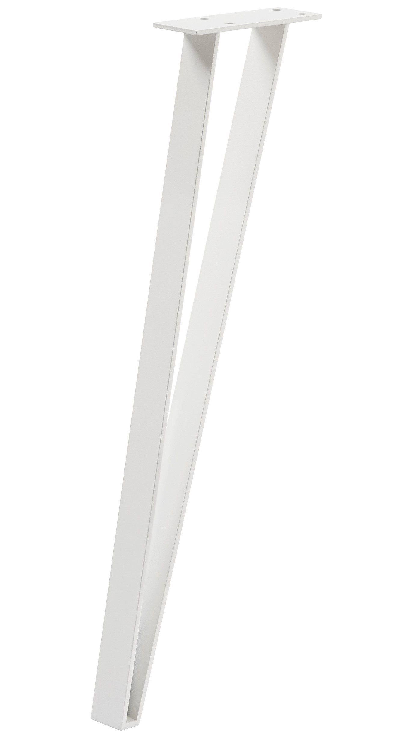 Dolle Möbelfuß Clamp-It-Set, weiß, 720 x 180 x 70 mm