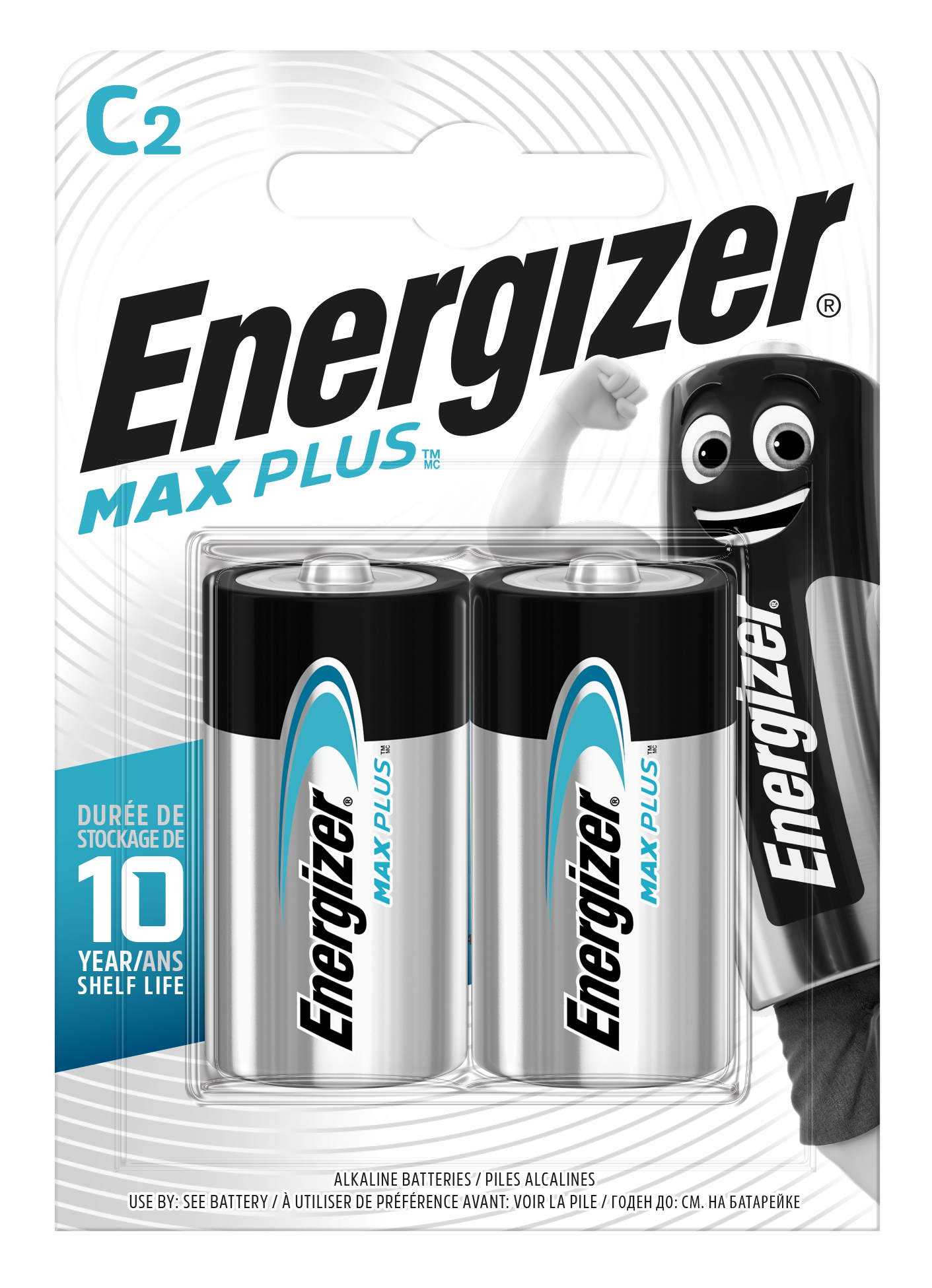 7638900423334 ENERGIZER BATTERIEN MAX PLUS (C) 2 STÜCK