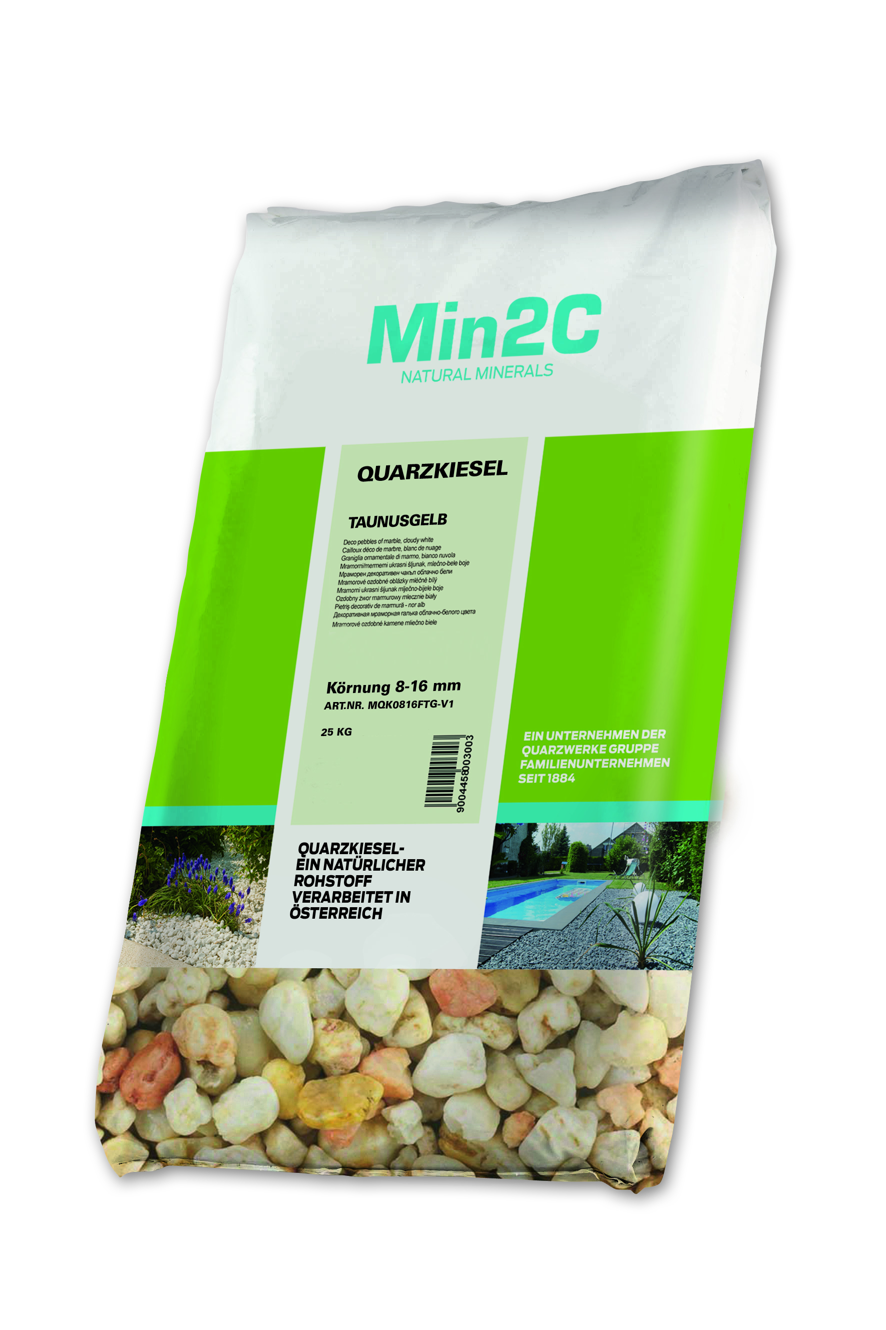 622302-MQK0816FTG-V1 Min2C Quarzkiesel, taunusgelb, 8 - 16 mm