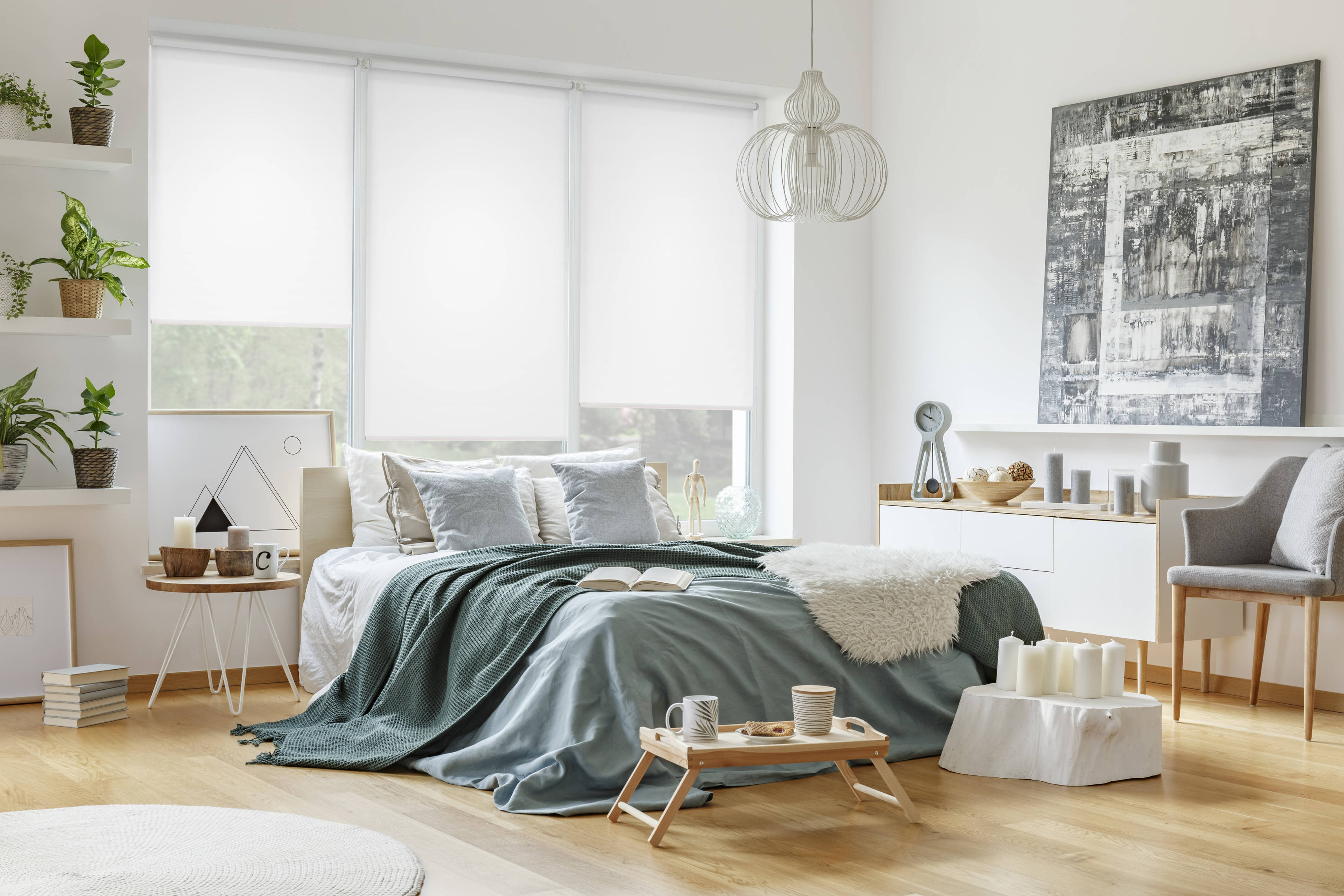 461768_06 GARDINIA EASYFIX ROLLO REINWEIß 90X210