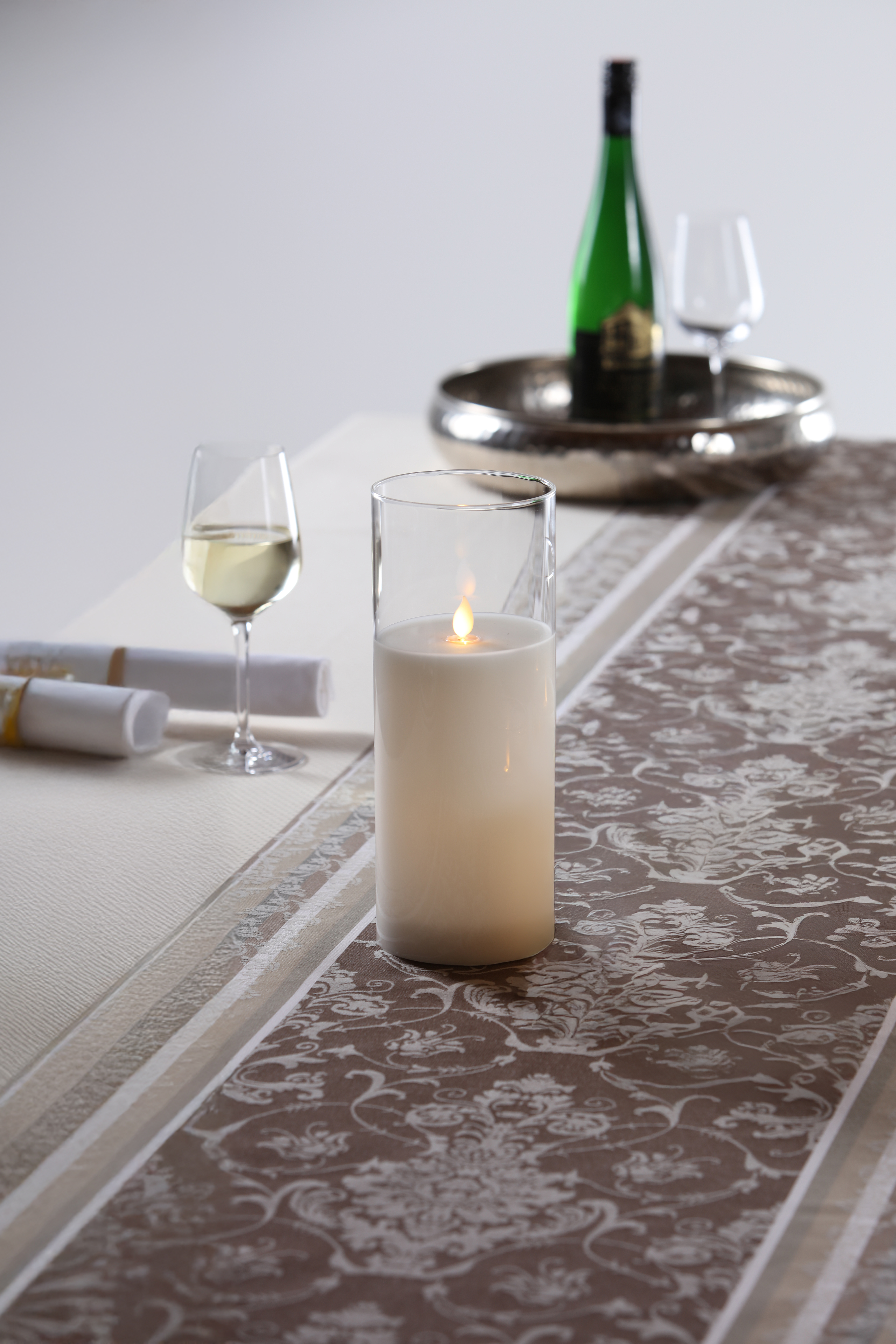 Schlaraffenland LED Kerze im Glas PURO Schlaraffenland LED Kerze im Glas PURO
