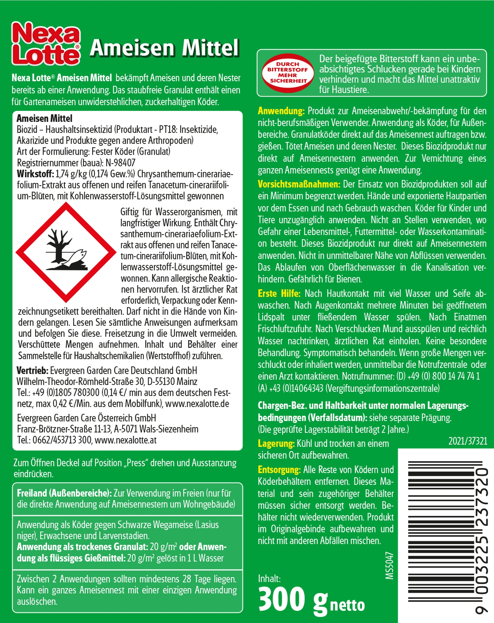 Nexa lotte Ameisenmittel, 300 g Nexa lotte Ameisenmittel, 300 g