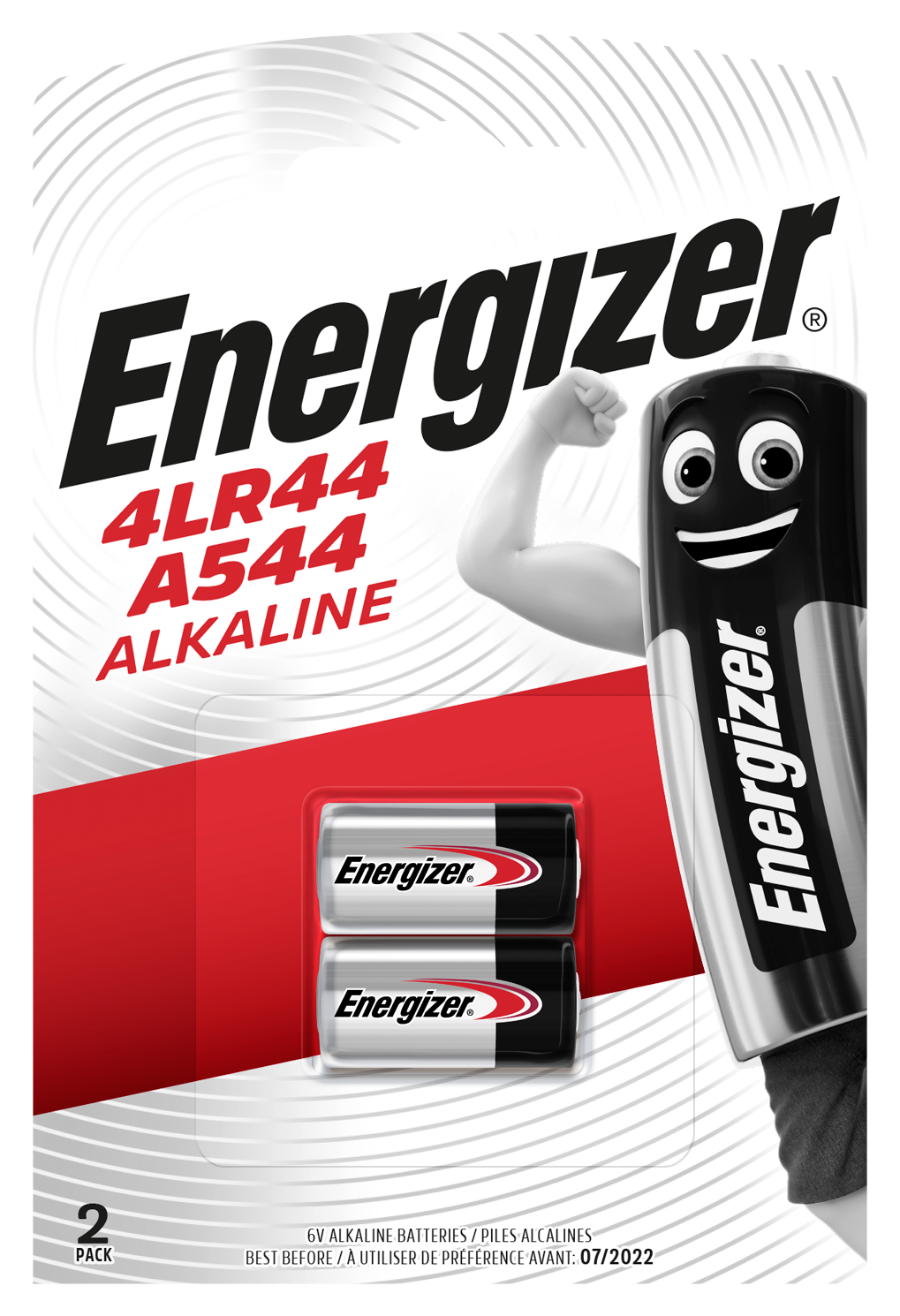 ENERGIZER BATTERIEN ALKALINE 4LR44/A544 6V 2 STÜCK