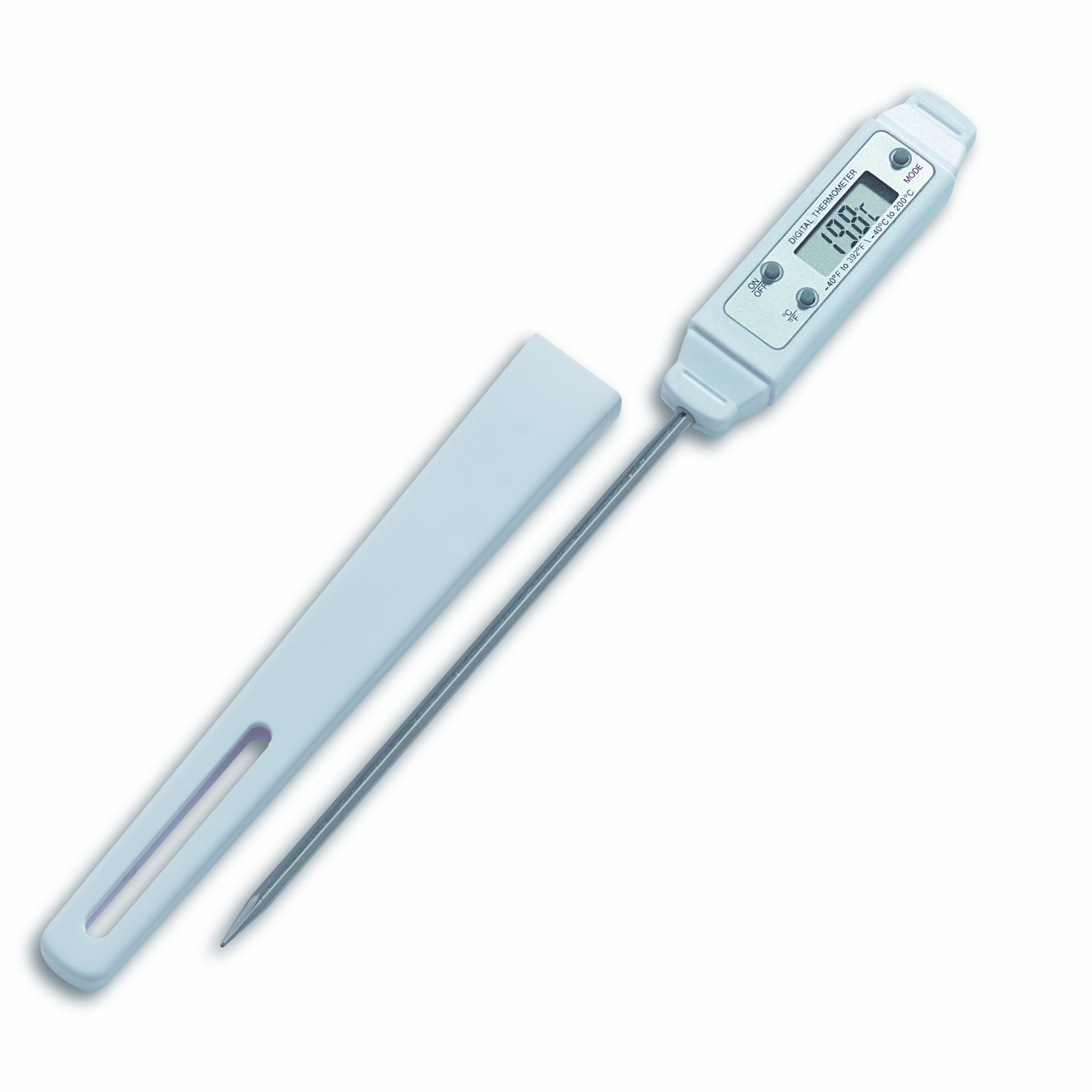 DOSTMANN EINSTICHTHERMOMETER ELEKTRONISCH WEIß  