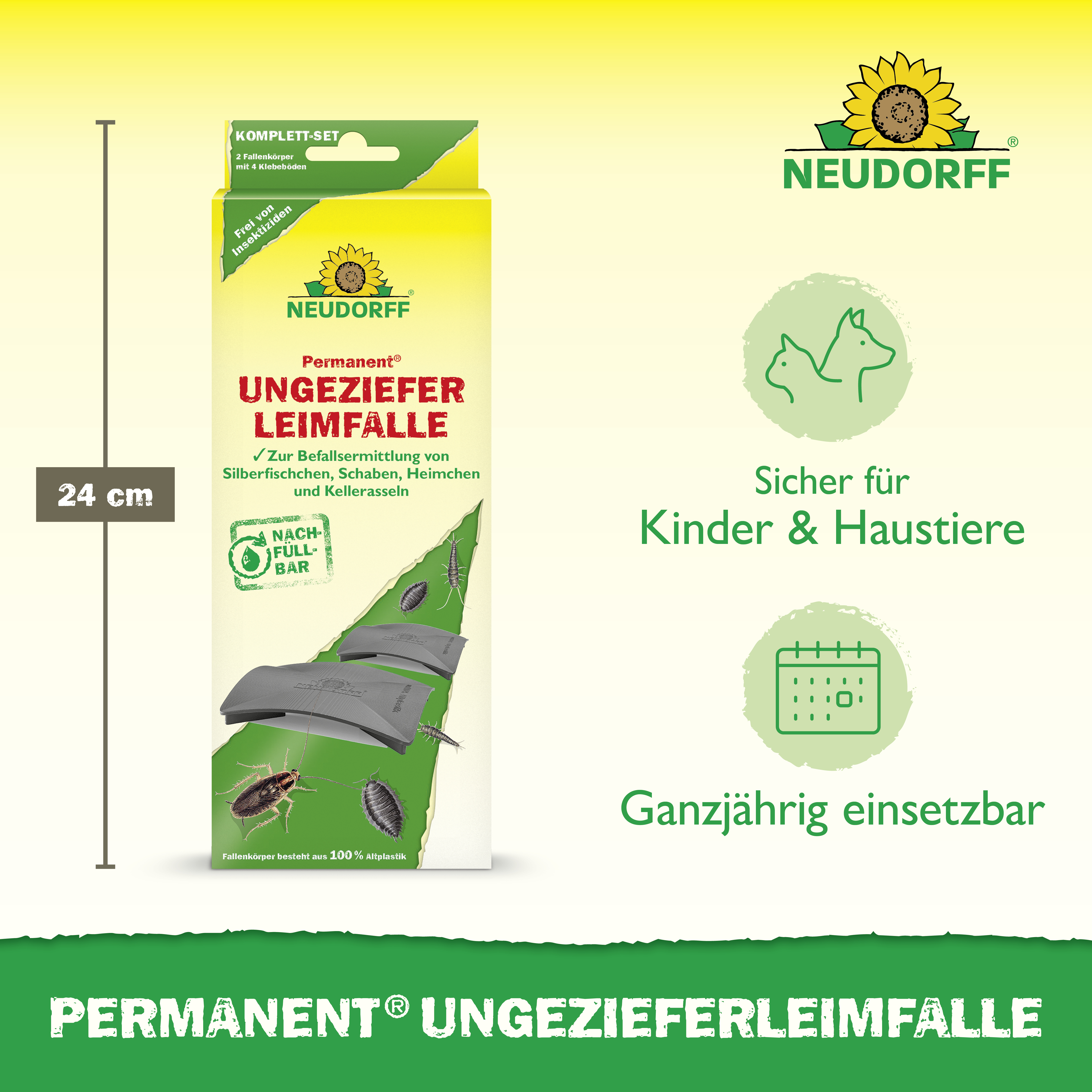 Neudorff Permanent UngezieferLeimFalle