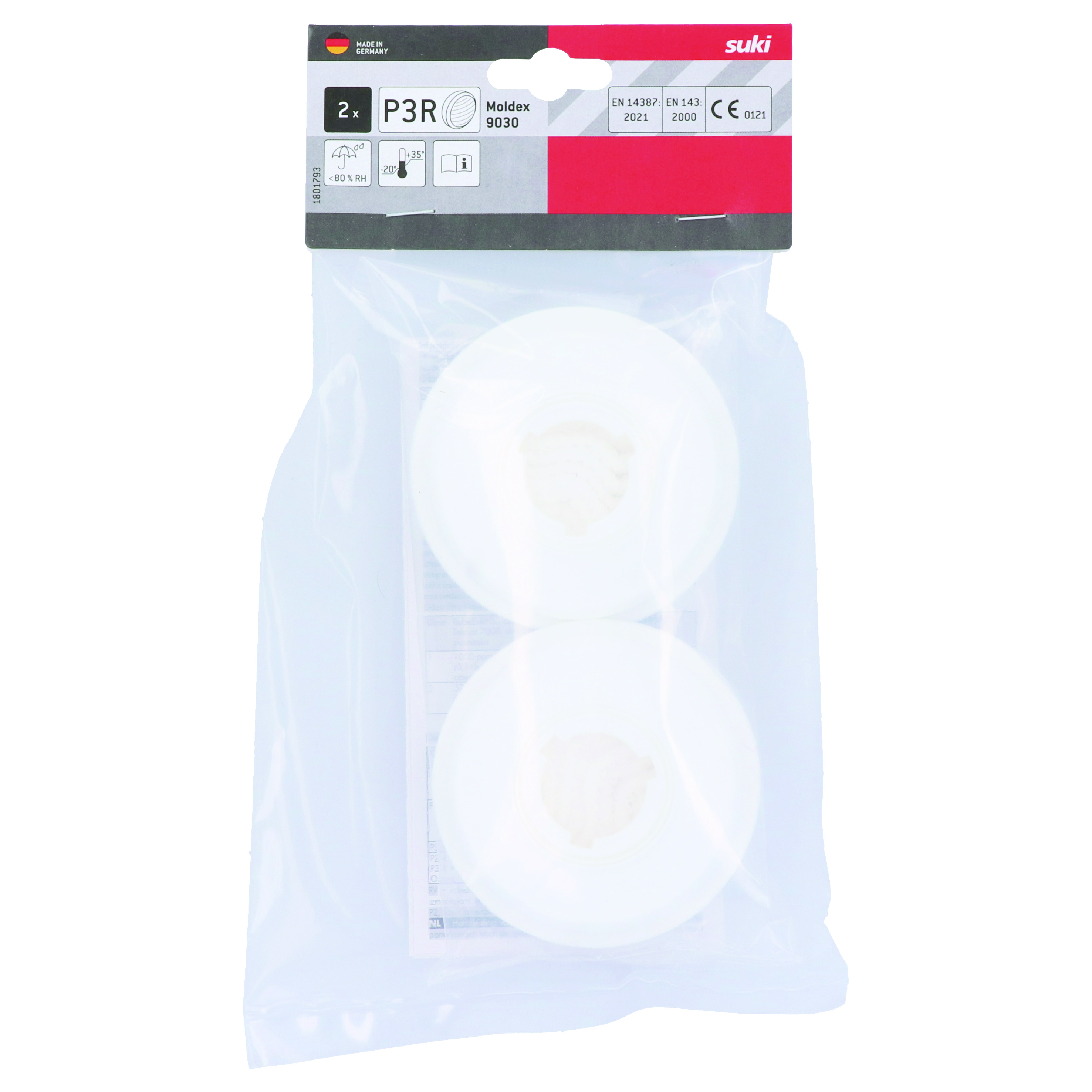 Suki Partikelfilter P3R, für halbmaske Suki Partikelfilter P3R, für halbmaske