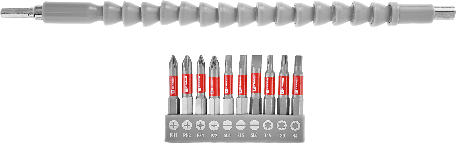 Einhell Bit-Set mit flexibler Welle