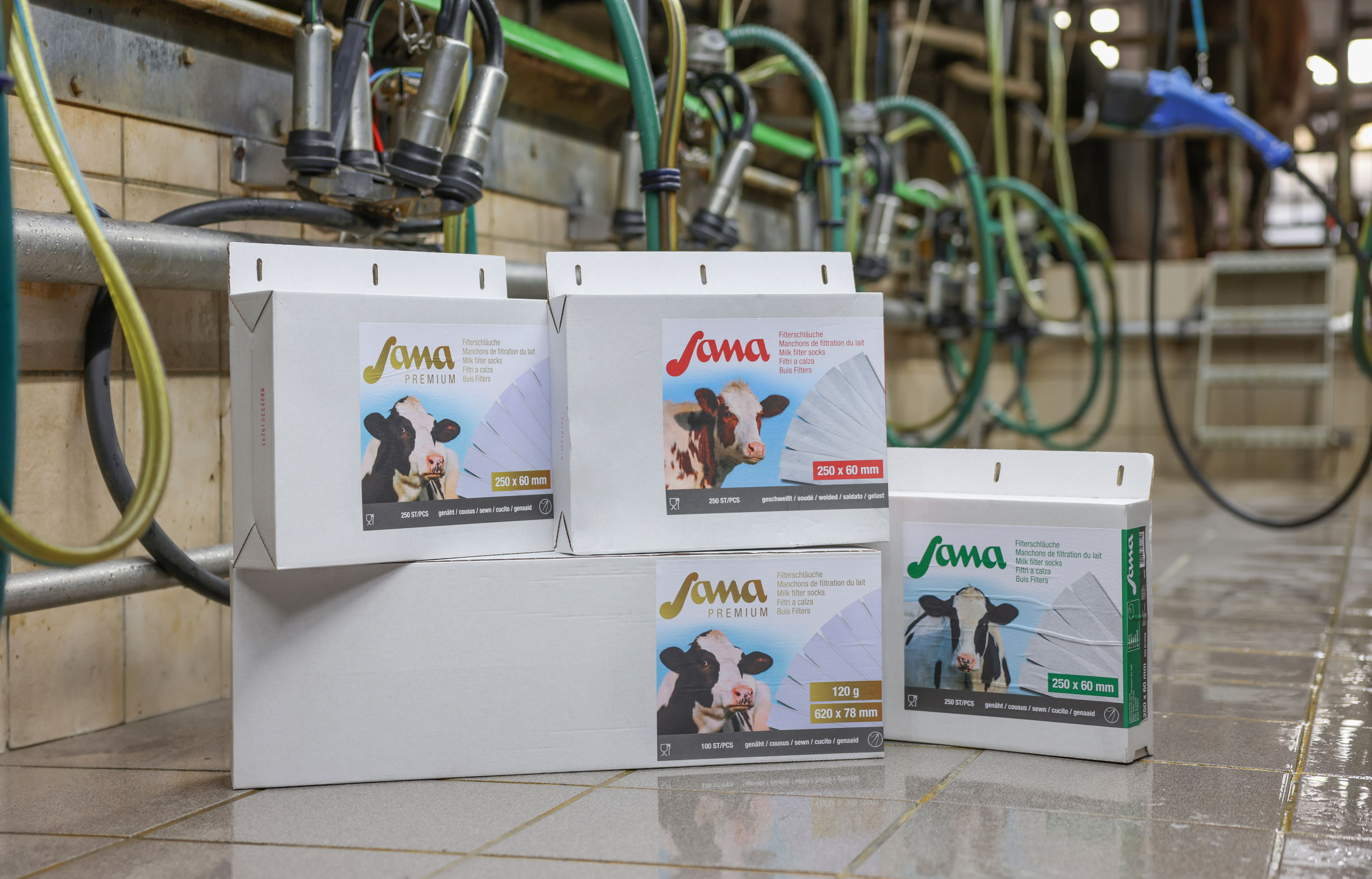 Kerbl Milchfilter Sana 250 x 57 mm geschweißt, 75g, 250 Stk.