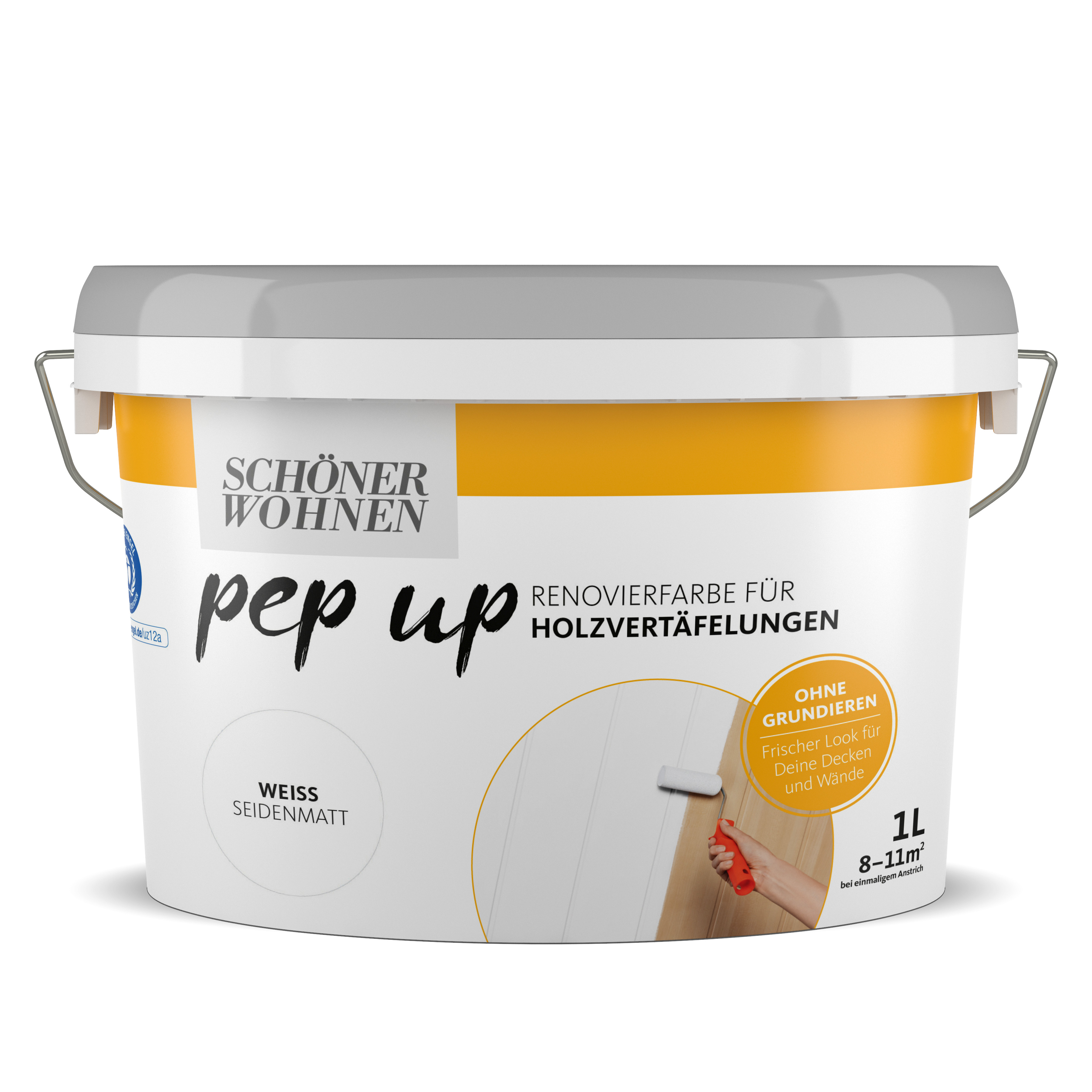 SW_2494-0001-0095 Schöner Wohnen pep up Holzvertäfelungen, weiß, seidenmatt