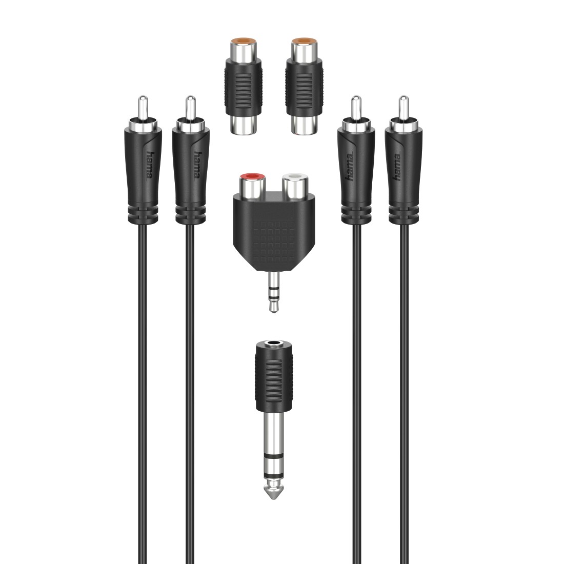 Hama Cinch-Anschluss-Set, 2,5 m