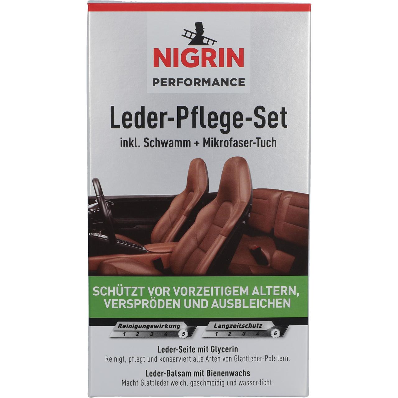 NIGRIN  PERFORMANCE LEDER-PFLEGE-SET SEIFE+BALSAM