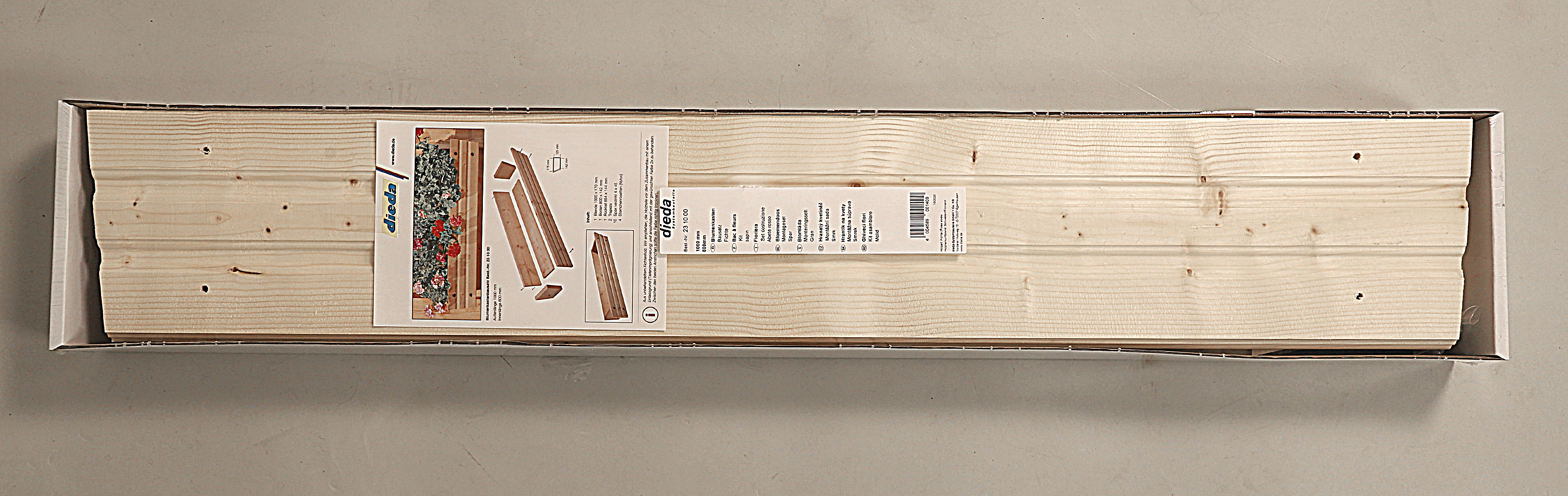 231000_Detail_01 Dieda Blumenkasten-Bausatz