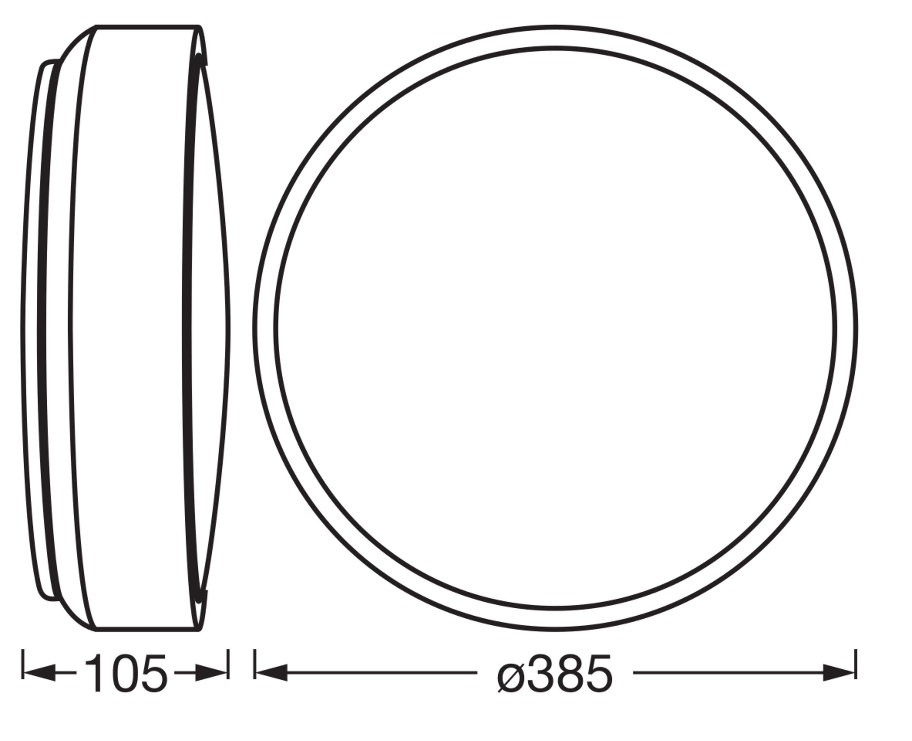Osram ORBIS Essential 385, 3XE27, weiß