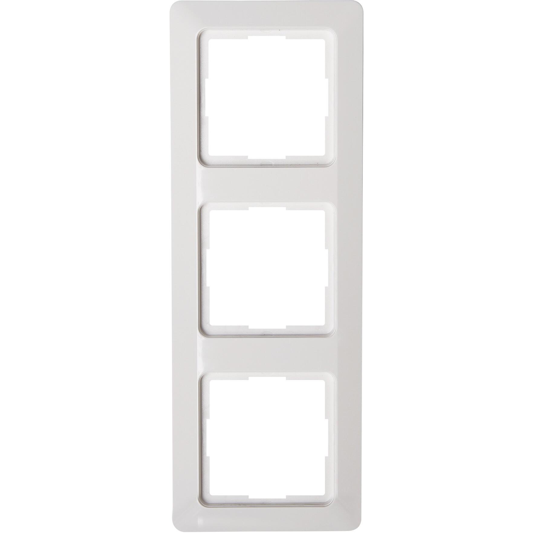 Kopp MILANO Abdeckrahmen 3-fach, weiß Kopp MILANO Abdeckrahmen 3-fach, weiß