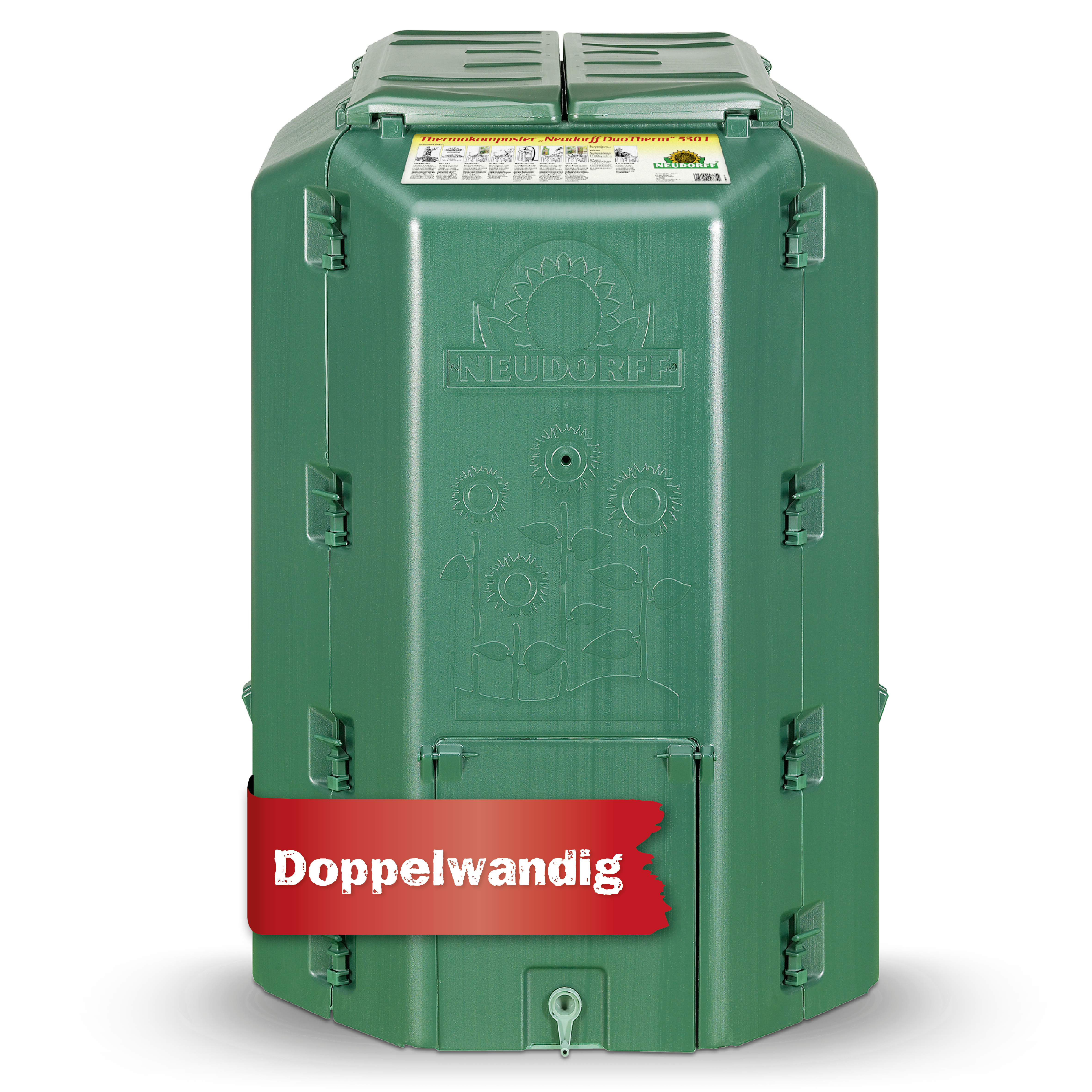 Neudorff Thermokomposter "DuoTherm", 530 L