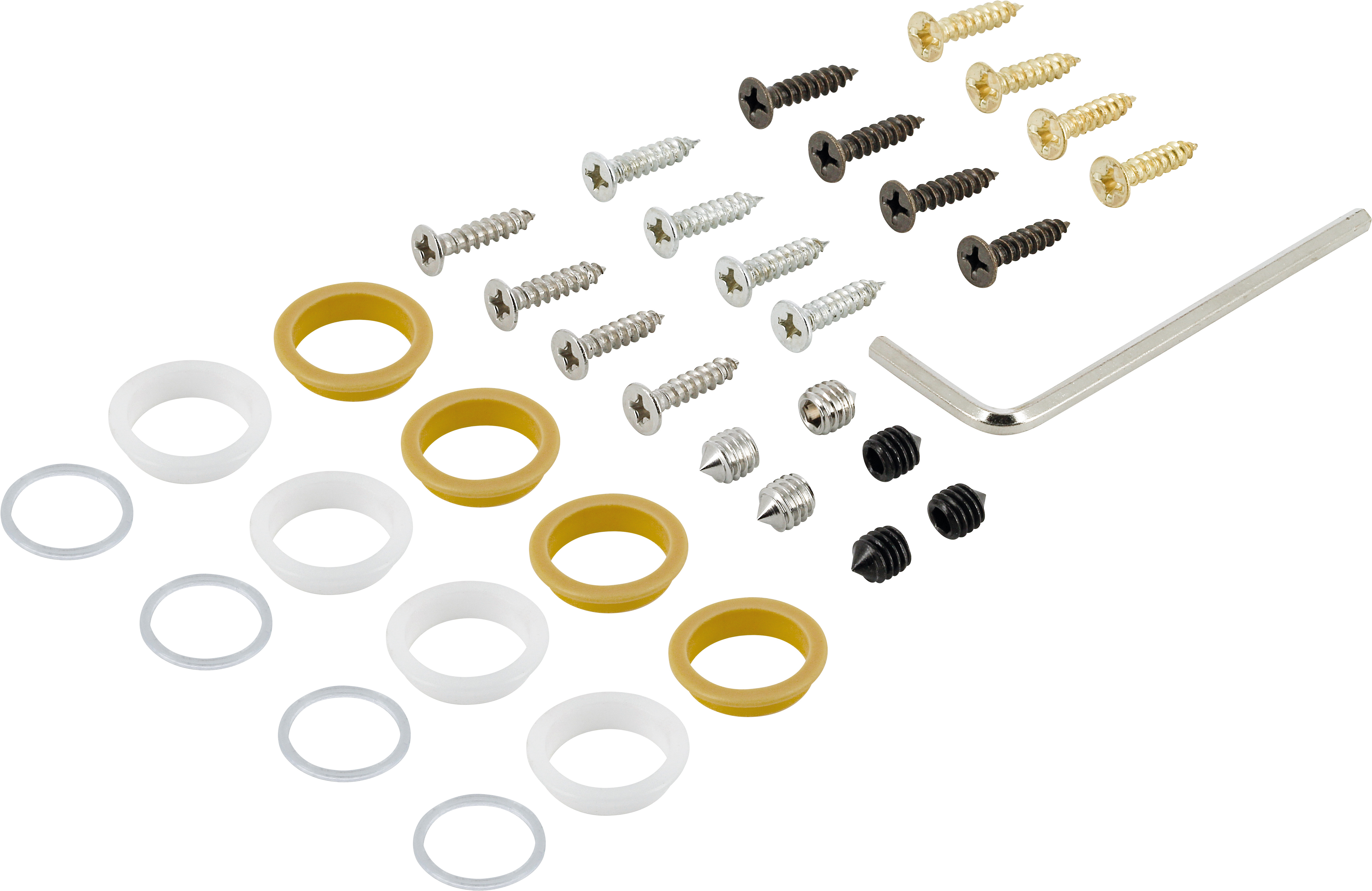 AnsaPro Zubehör-Set Schildgarniturenallen-3 / 6-M6X7 / 4-DR / 20-3.5X15 / 4-FR-D18 / 1-BLI-ANSA
