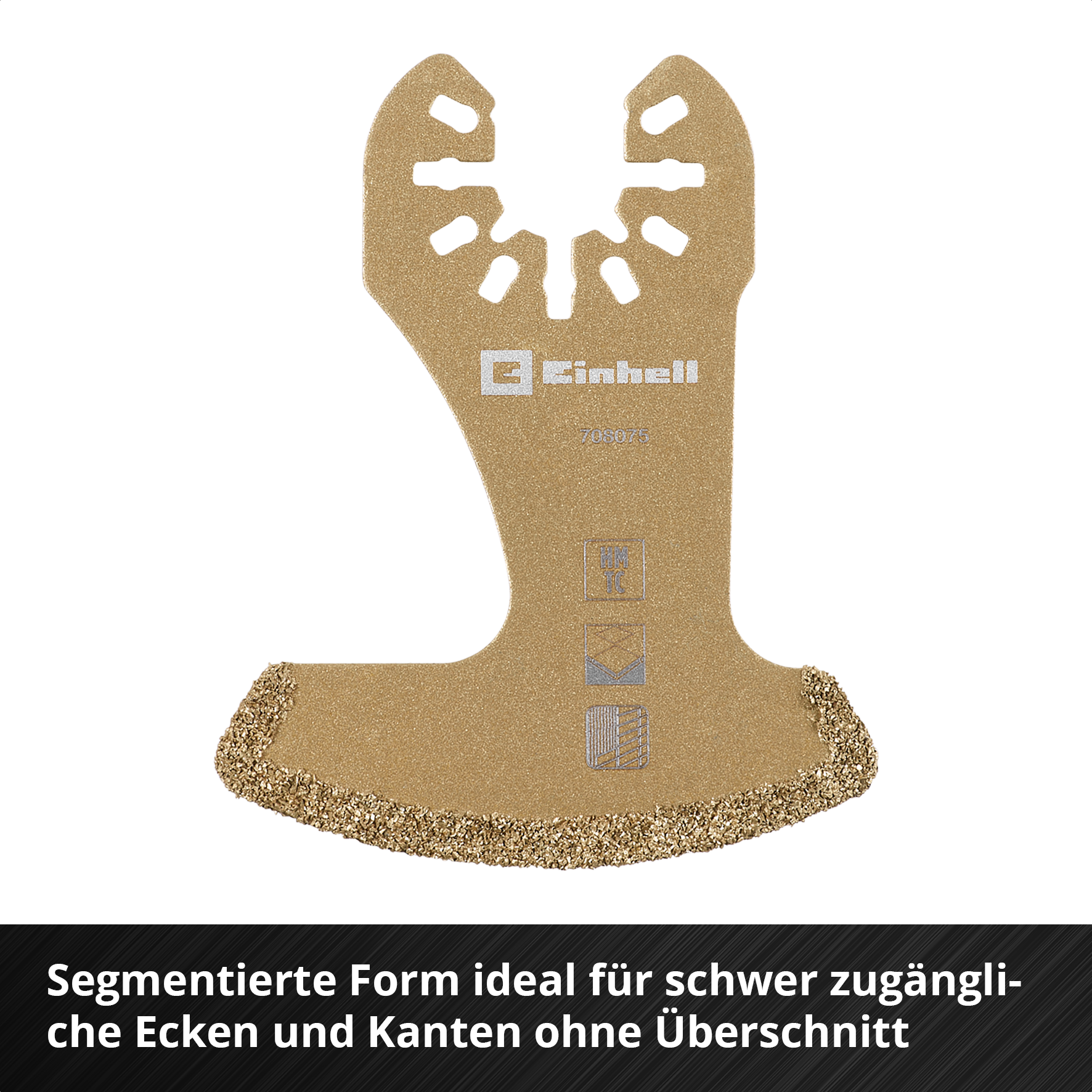 Einhell HM-Segmentmesser mit Universalaufnahme, 57 mm