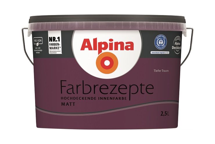 Alpina Farbrezepte Tiefer Traum, 2,5L