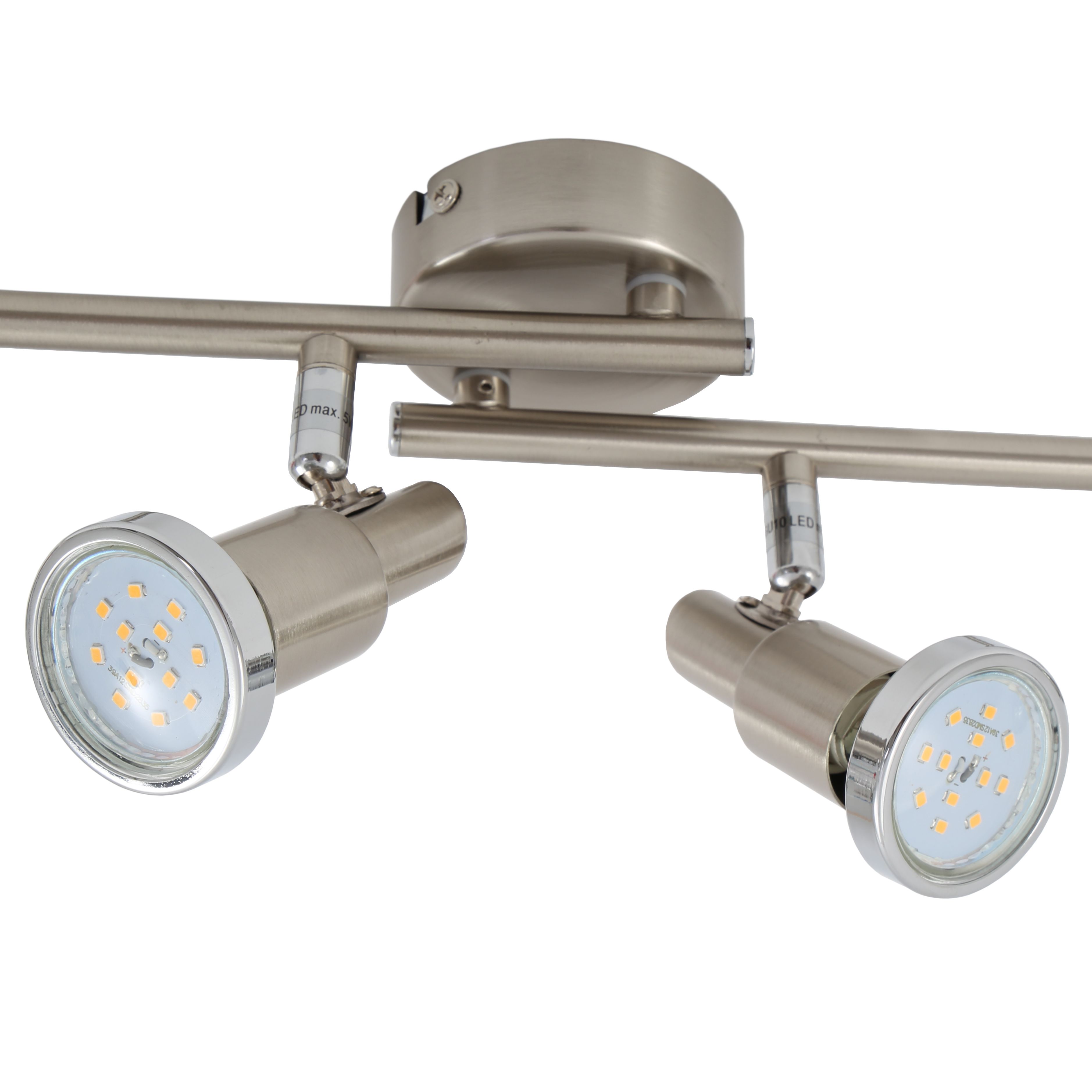 702252-2 BRILONER SCHIENE 4X3W MATT-NICKEL
