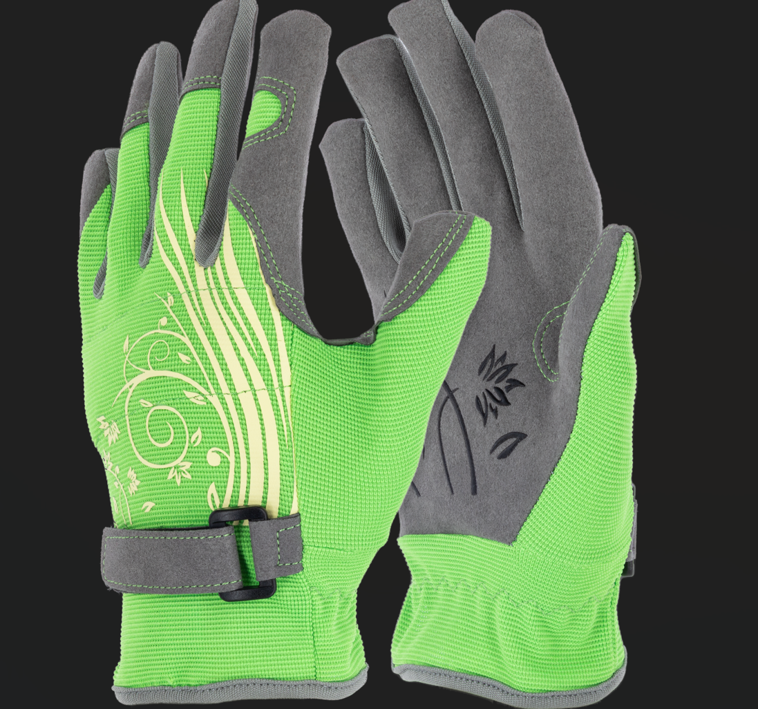 Keron Gartenhandschuh Secret Garden Gr. 8/M, Blumenmuster