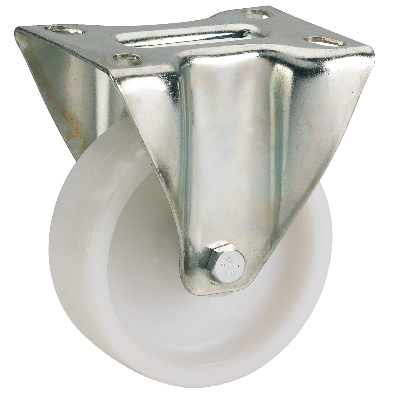 Dörner + Helmer Polyamid-Bockrolle 80x30 mm, Platte 100x85 mm