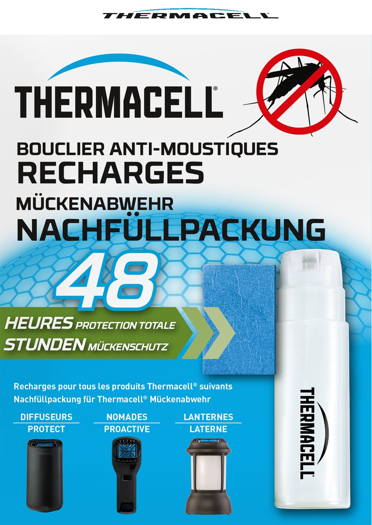 Thermacell Mückenabwehr-Set 48 Stunden, 1 Stück