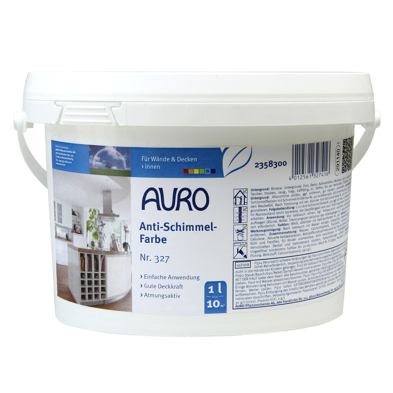 Auro Antischimmelfarbe Nr. 327, 1L