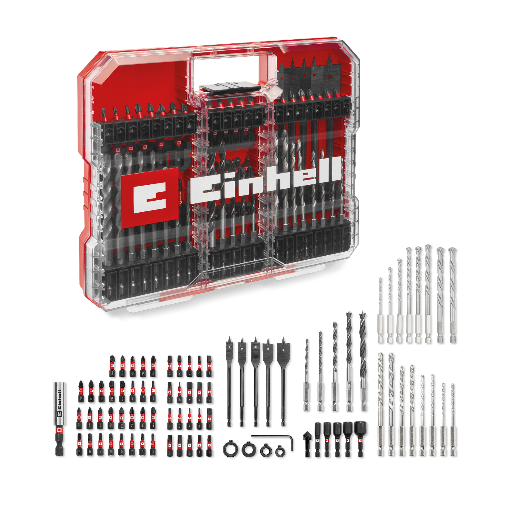 Einhell Impact-Bit- und Bohrer-Set, XL-CASE, 95-tlg. Einhell Impact-Bit- und Bohrer-Set, XL-CASE, 95-tlg.