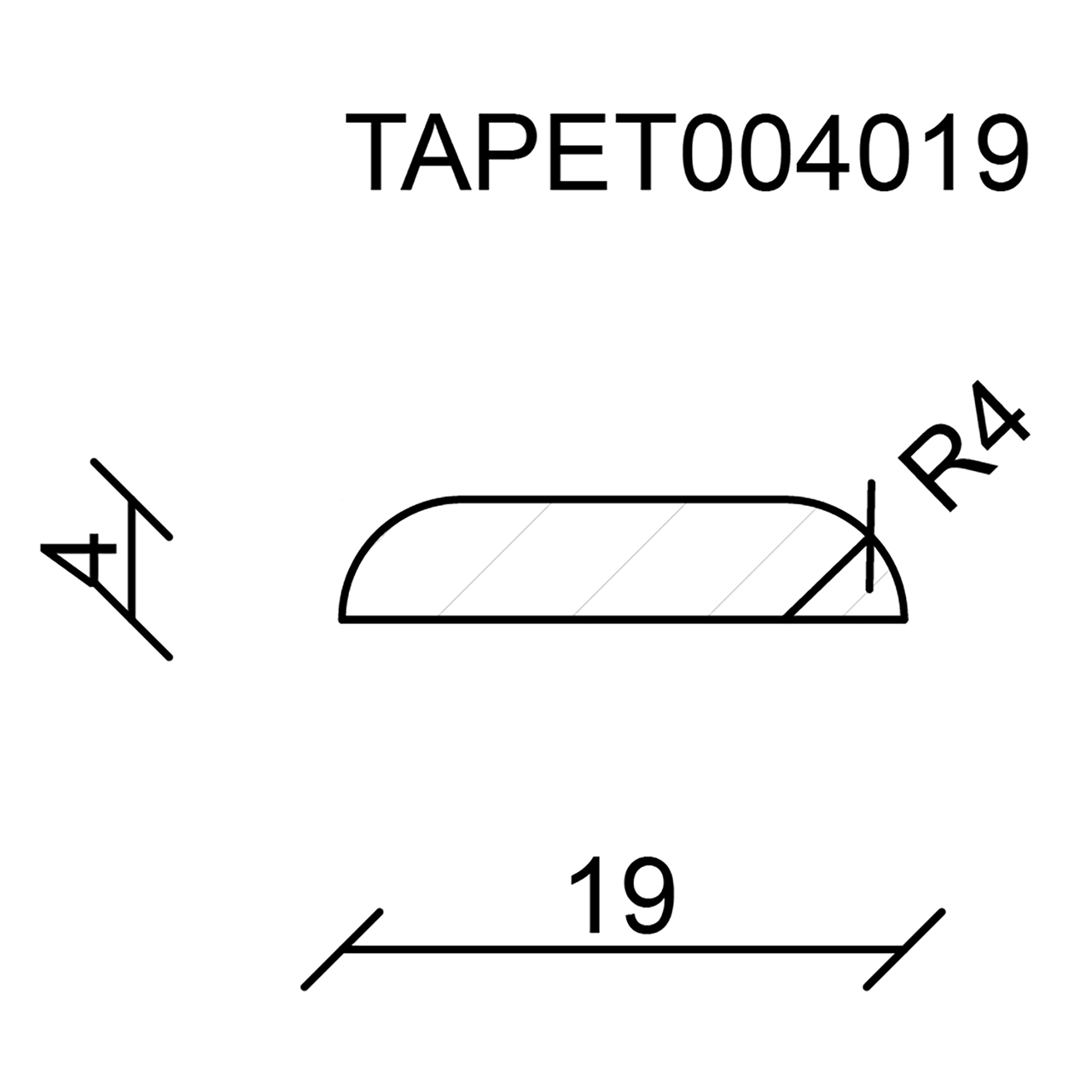 544129-Querschnitt Neuhofer Tapetenleiste, Fichte/Kiefer astrein roh