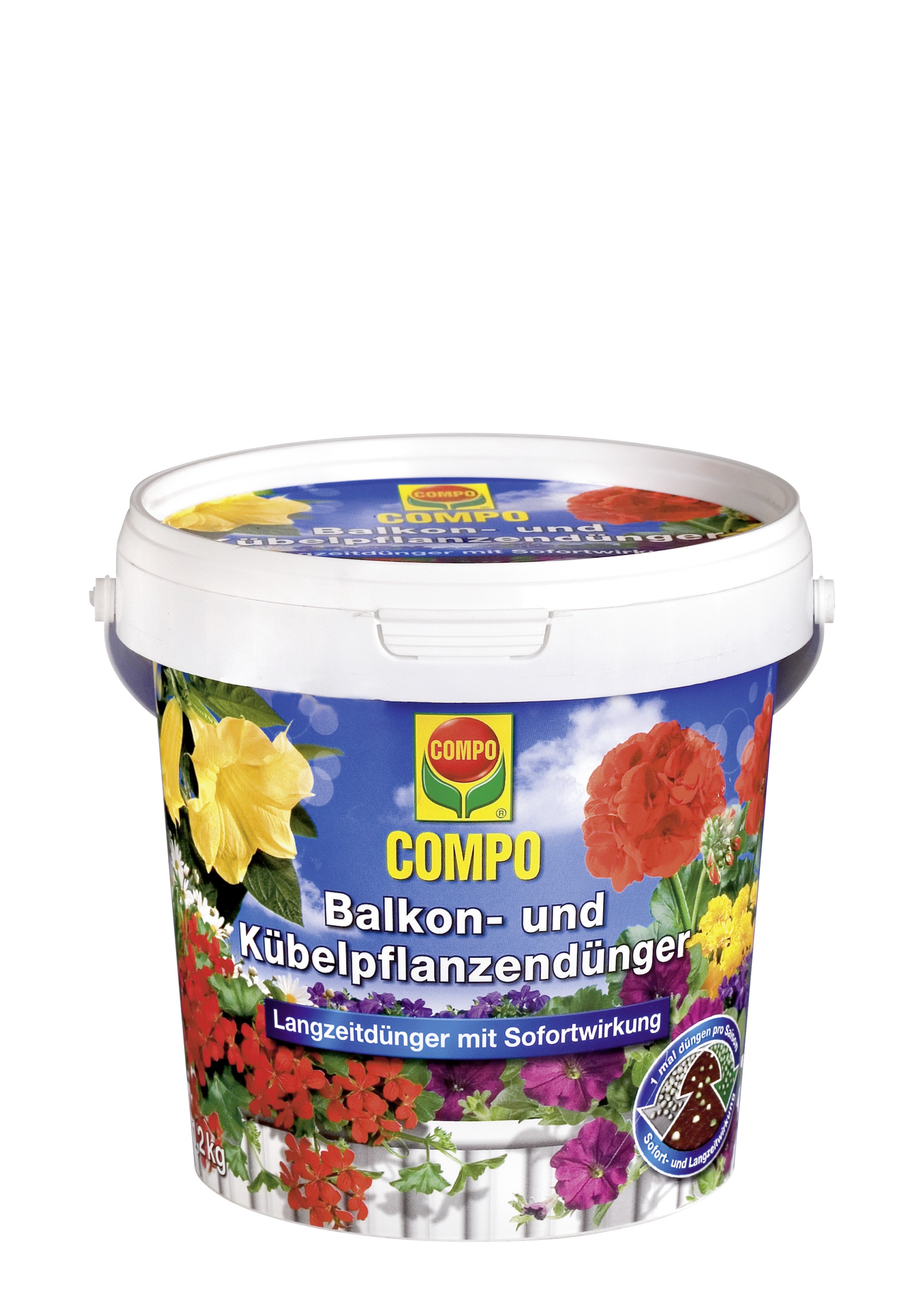 COMPO Balkon- und Kübelpflanzendünger 1,2 kg
