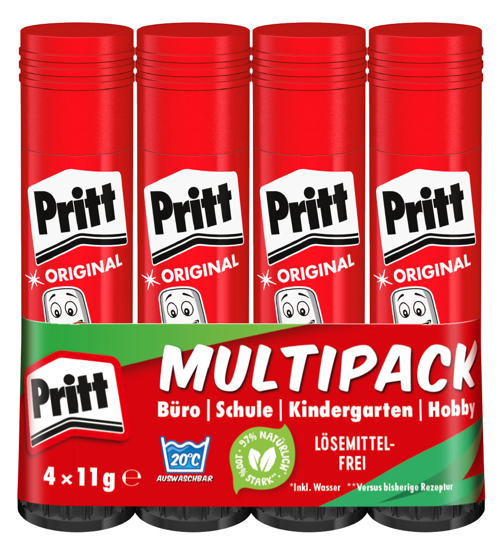Pritt Klebestifte Multipack, 4 x 11 g