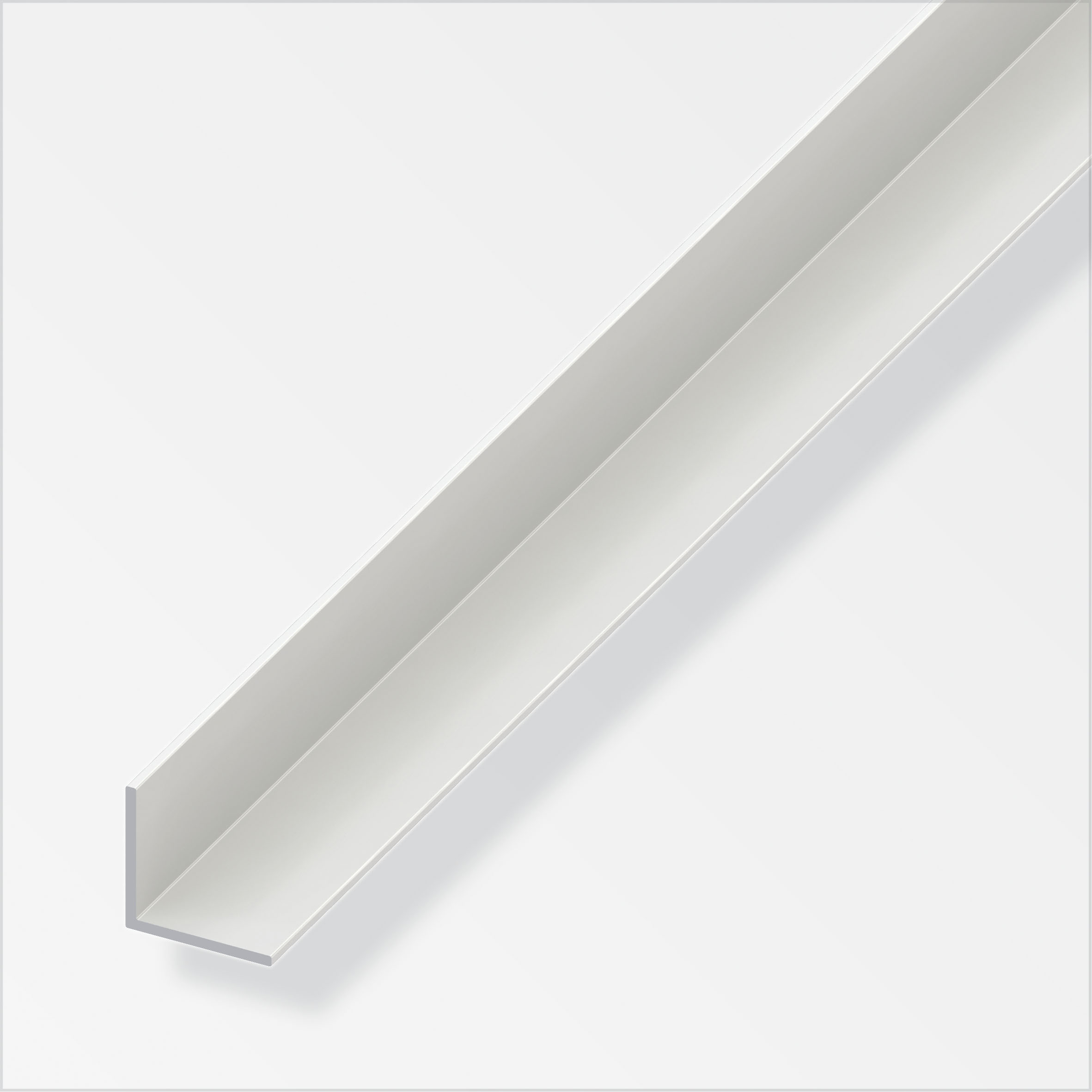 Alfer Winkel gleichschenklig 40 x 40 mm, weiß
