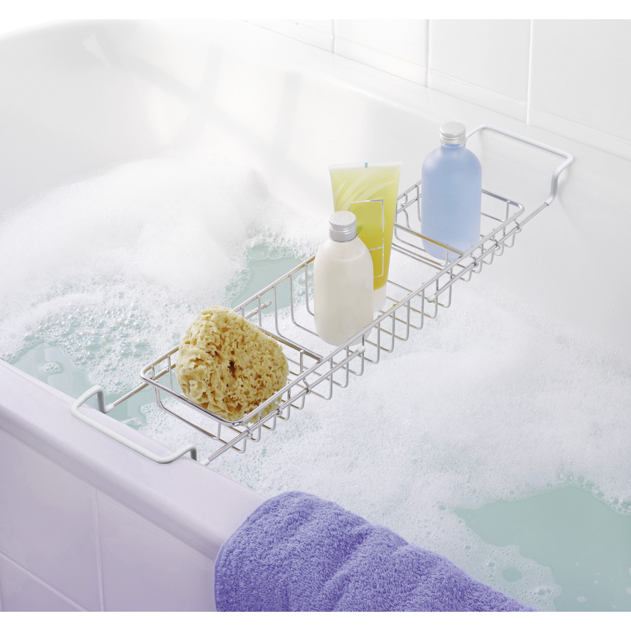 164849-Badewannenbru-cke-Edelstahl_AMBI_01 WENKO EDELSTAHL BADEWANNENBRÜCKE