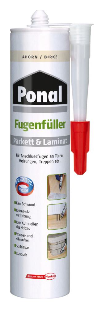4015000073295_PN5RF Ponal Parkett + Laminat Fugenfüller, Ahorn/Birke, 280 ml