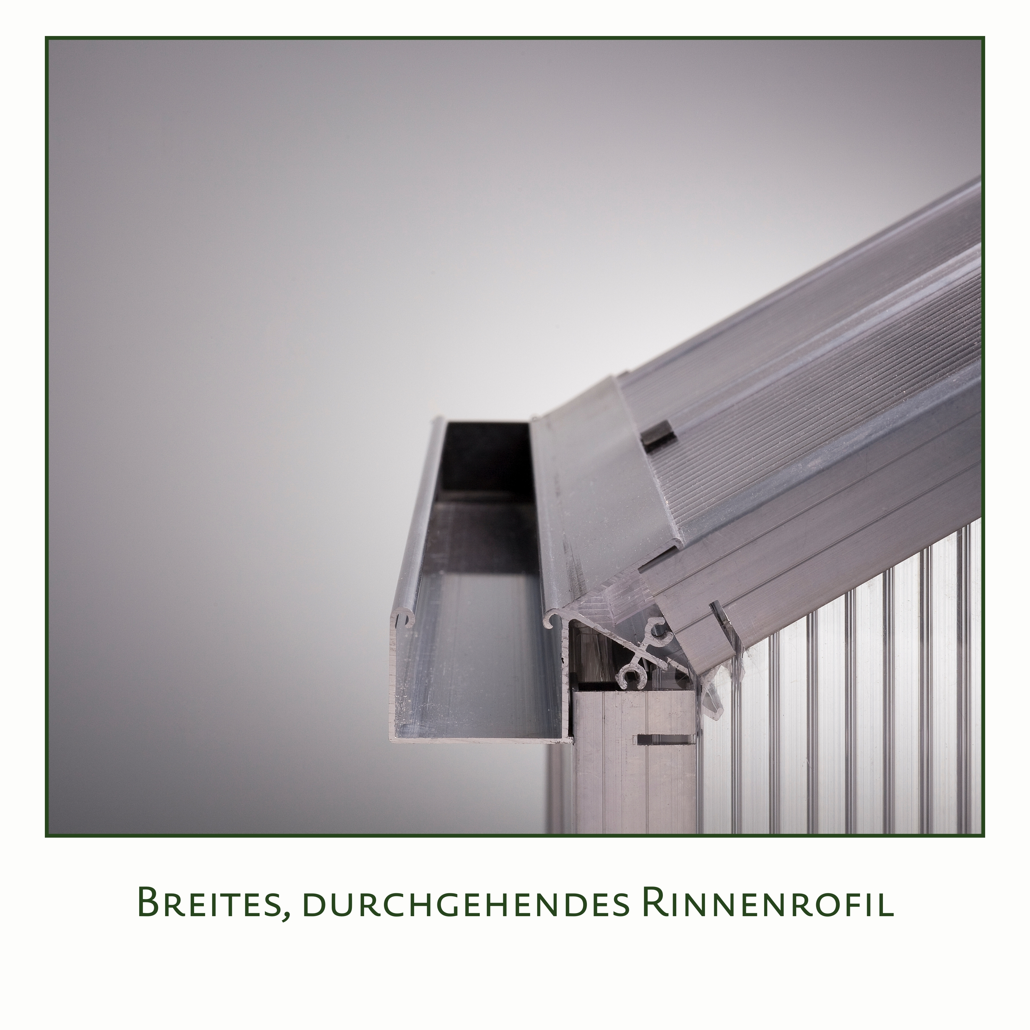 KGT Gewächshaus Iris II, pressblank