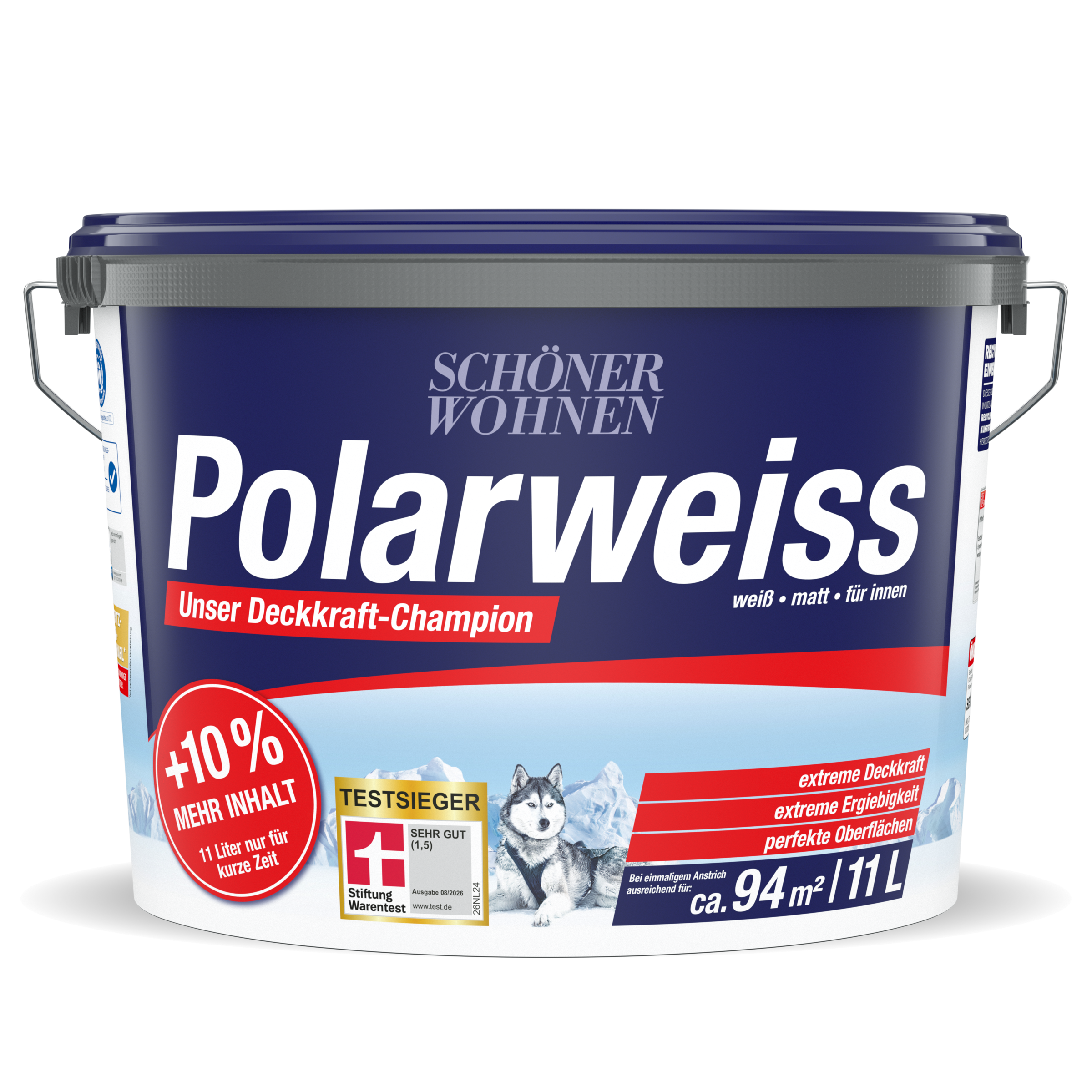 Schöner Wohnen polarweiß, 11 L
