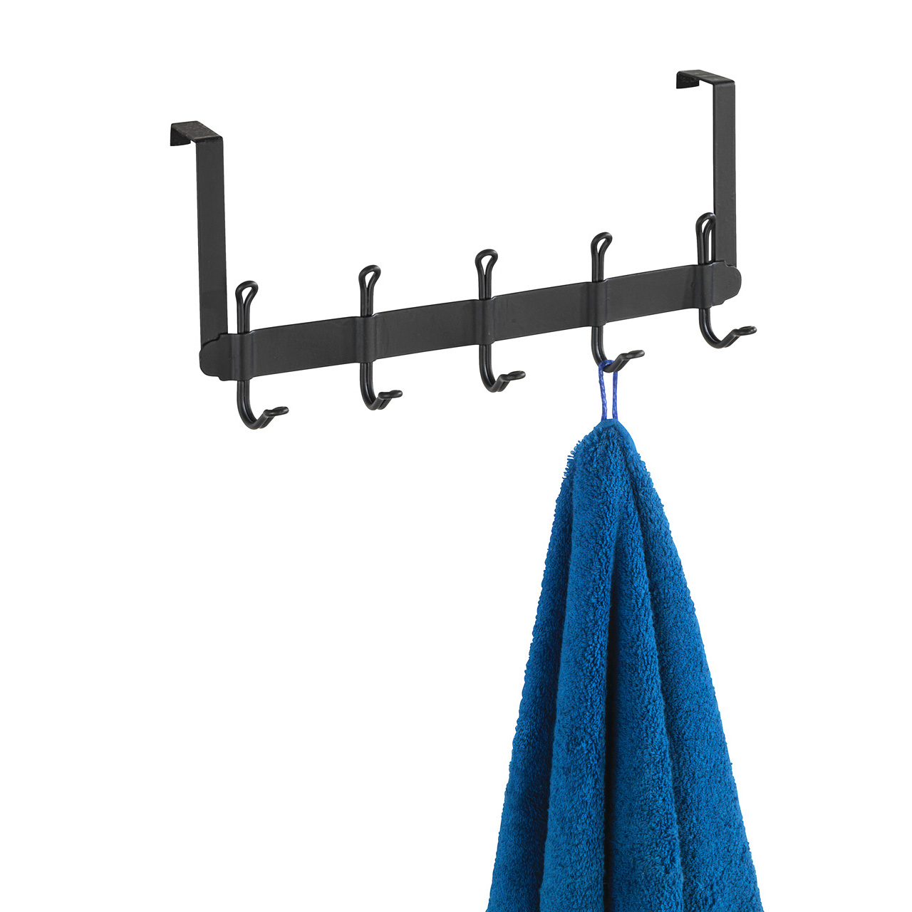 703884-Tu-rgarderobe-Nostalgie-schwarz-matt_FS_01 WENKO TÜRGARDEROBE NOSTALGIE SCHWARZ MATT