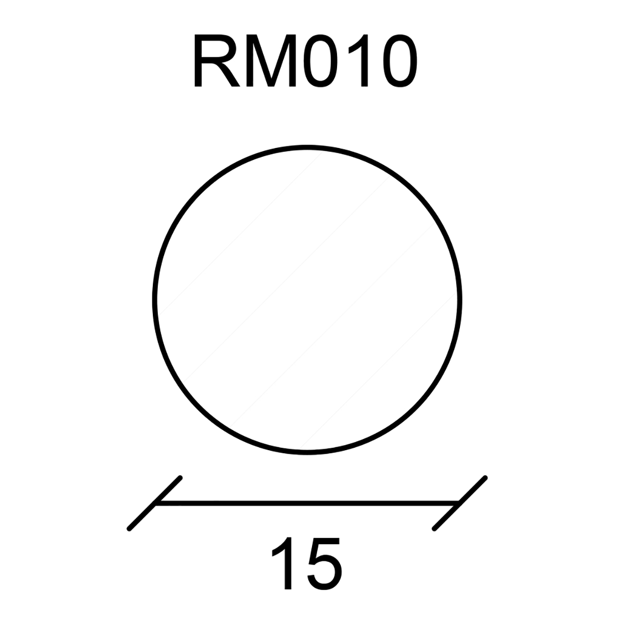 544089-Querschnitt Neuhofer Rundstab, 10 mm