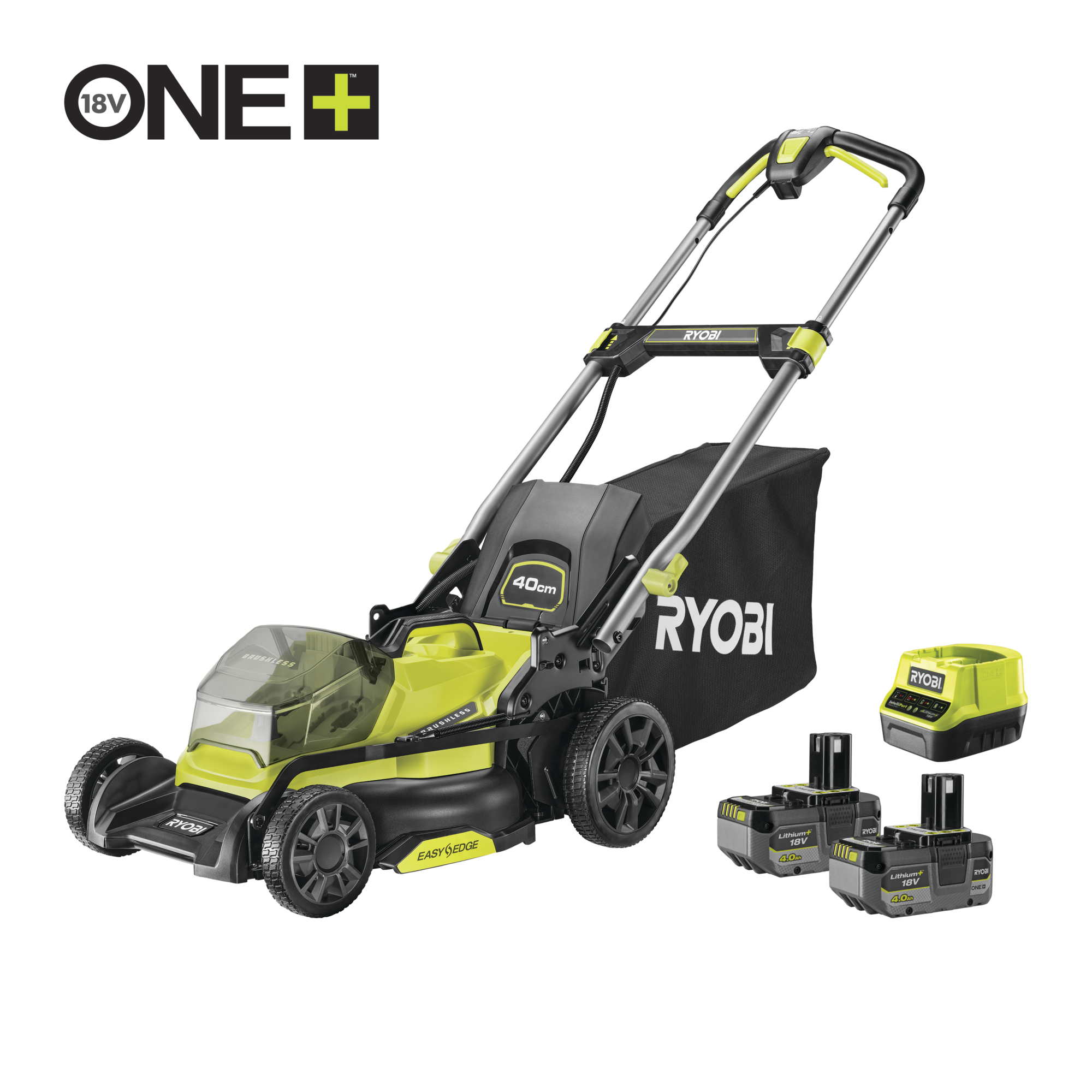 Ryobi ONE+ Akku-Rasenmäher RY18LMX40C-240 Ryobi ONE+ Akku-Rasenmäher RY18LMX40C-240