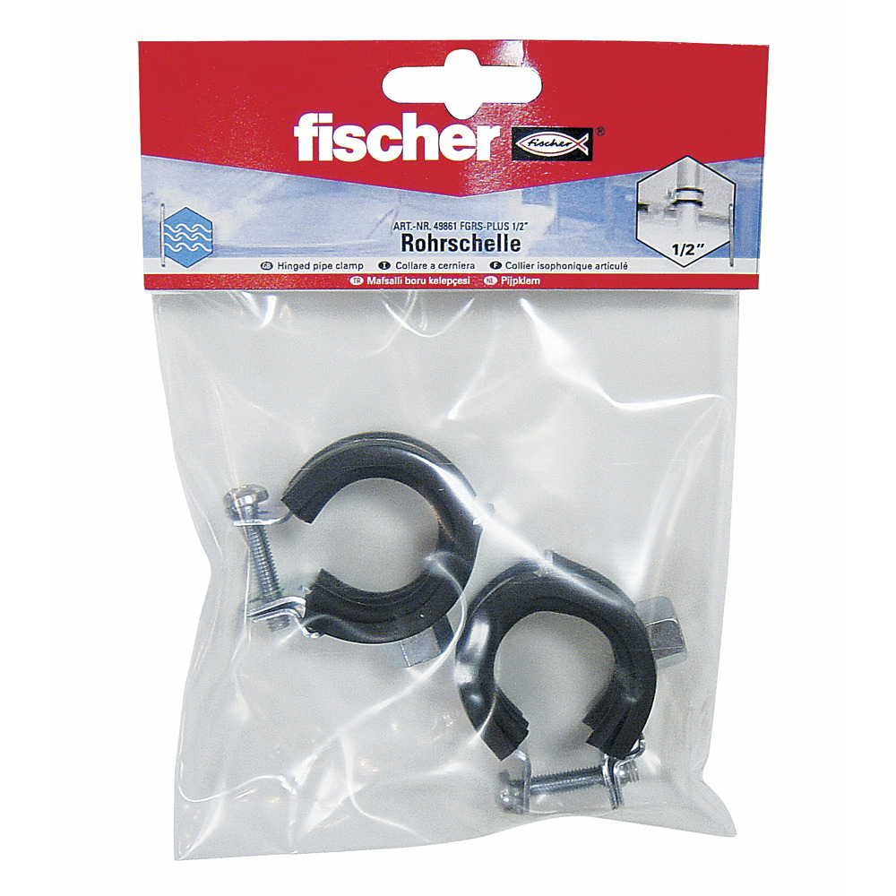 fischer Gelenkrohrschelle FGRS Plus 1/2"