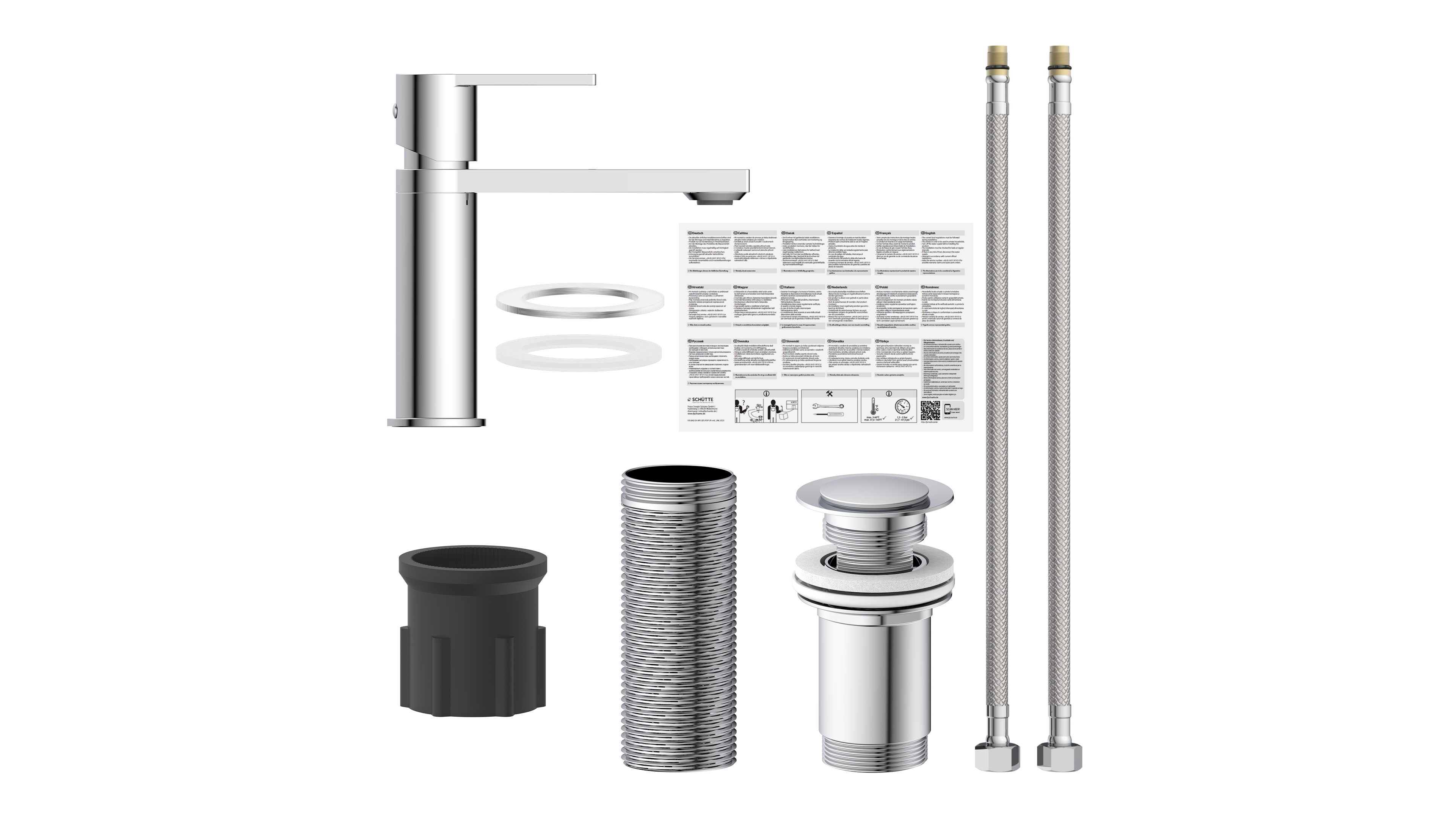 Schütte Waschtischarmatur Manhattan, Chrom Schütte Waschtischarmatur Manhattan, Chrom