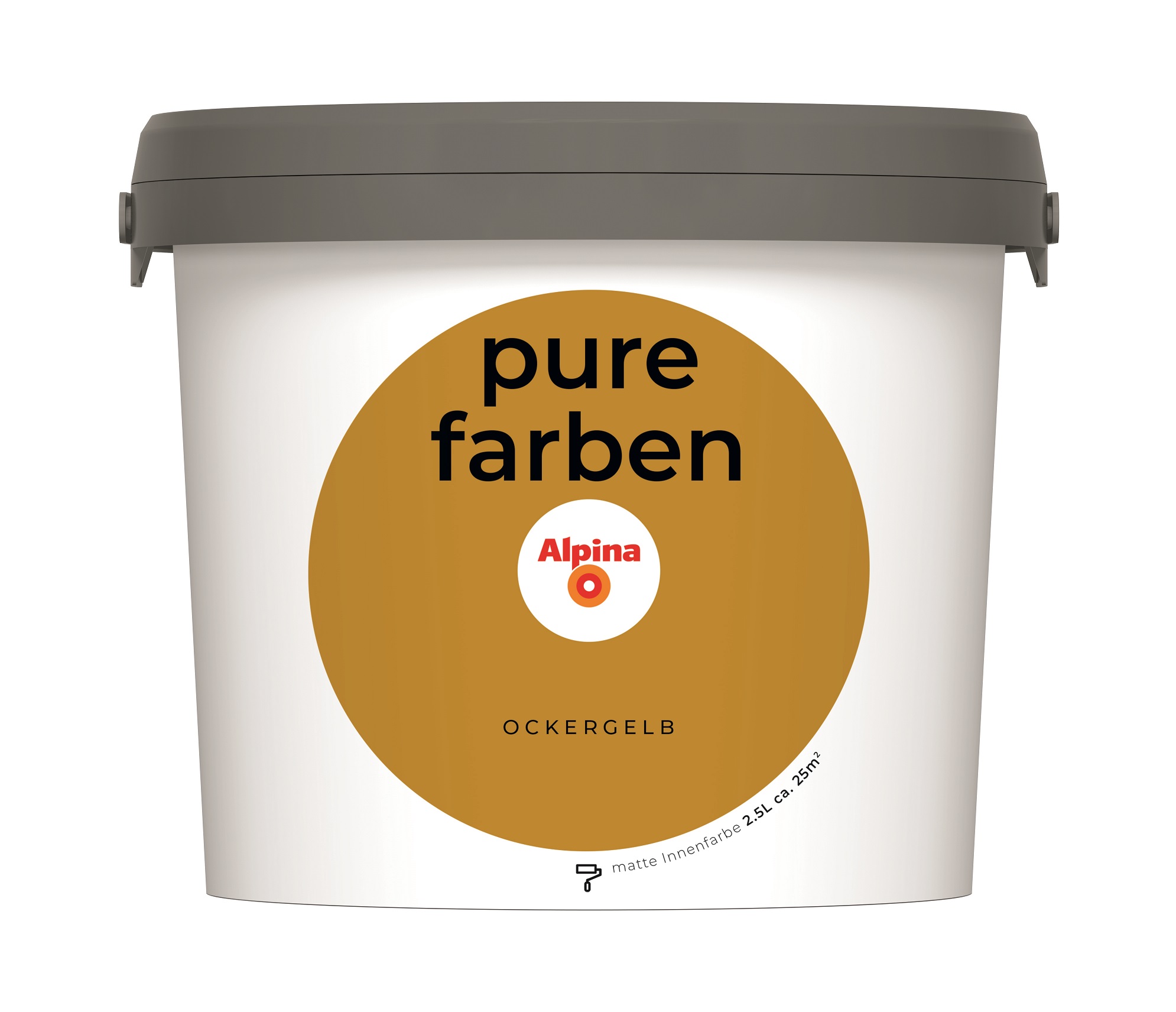 Alpina Pure Farben Ockergelb, 2,5 Liter