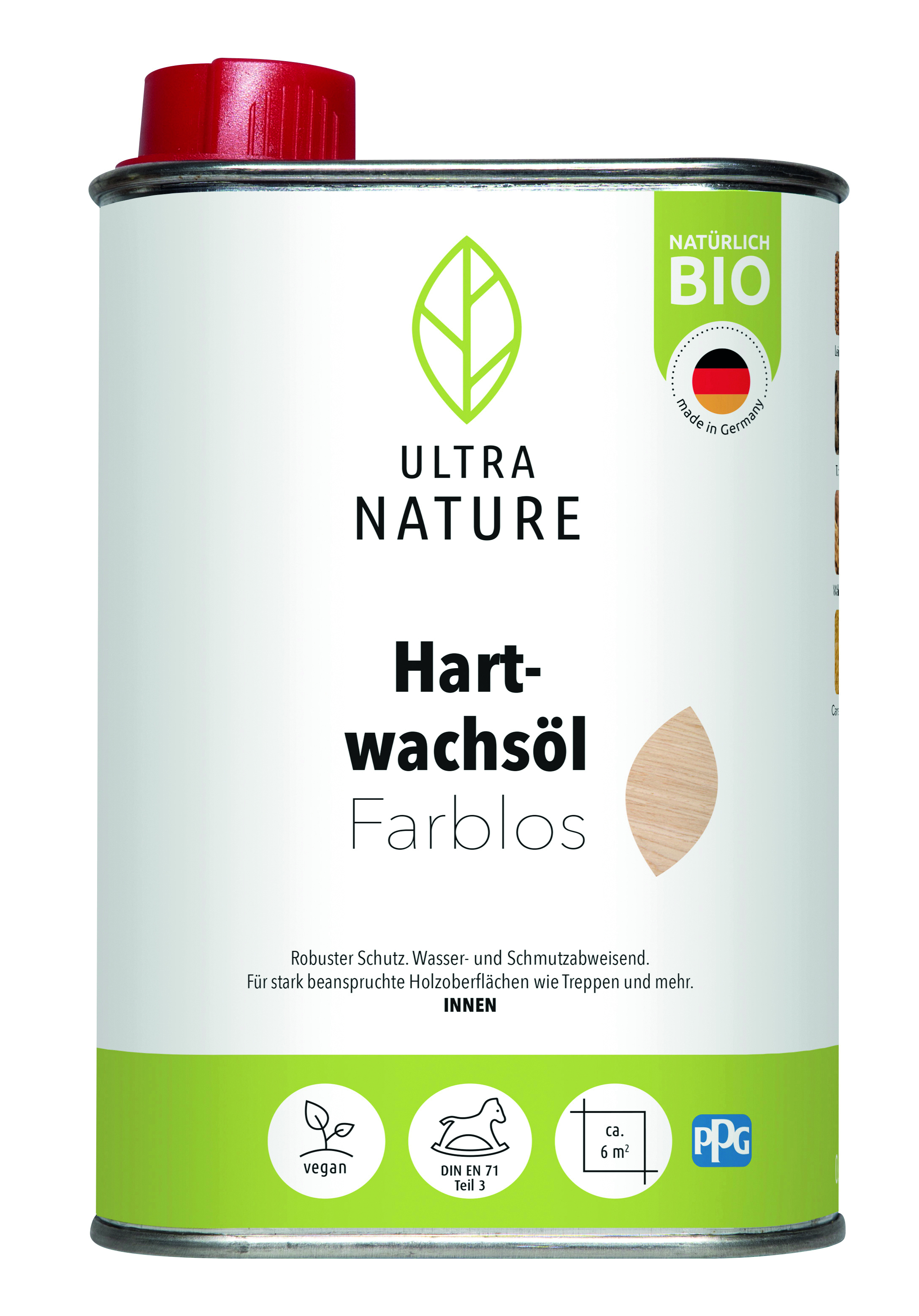 Ultra Nature Hartwachsöl Farblos, 0,25 l Ultra Nature Hartwachsöl Farblos, 0,25 l