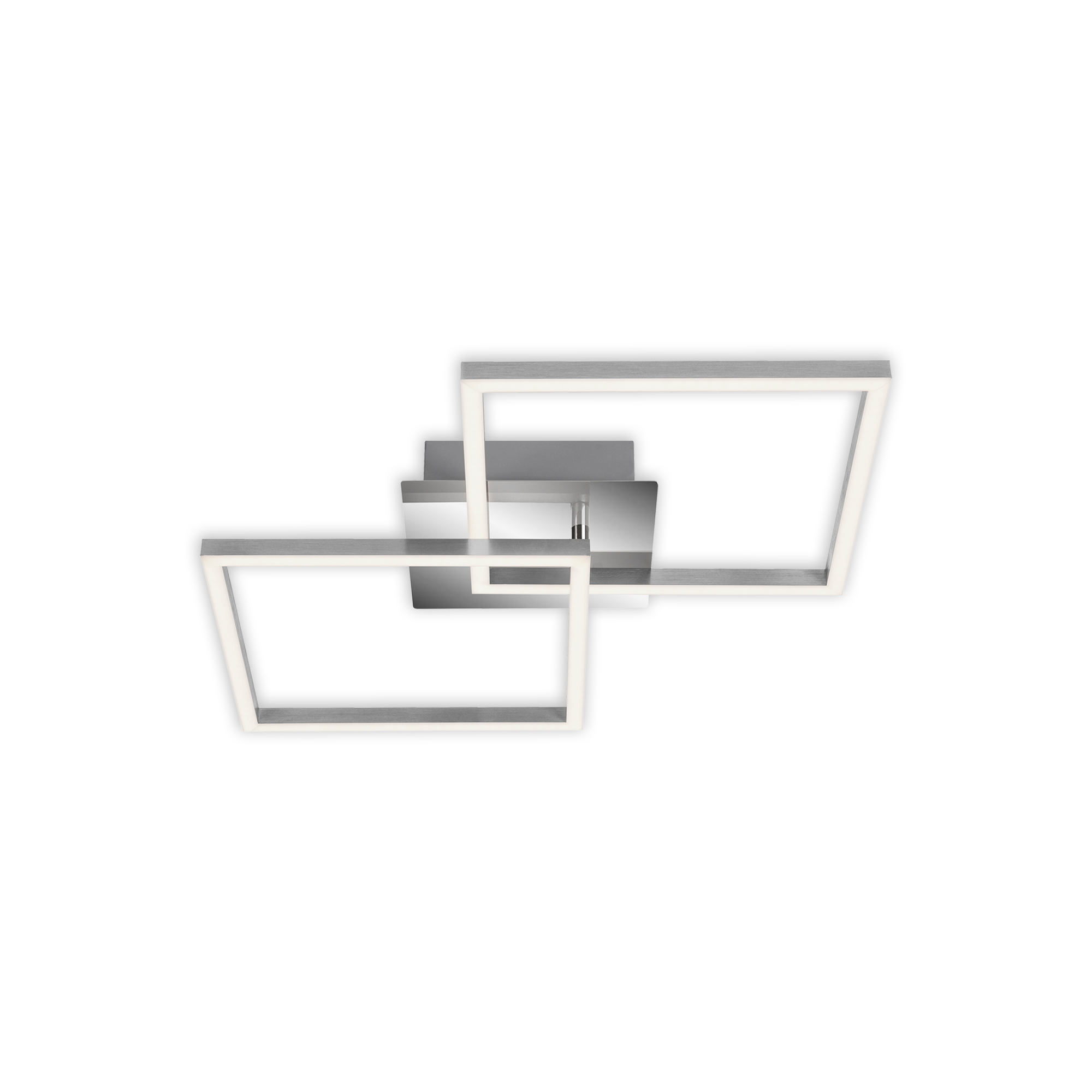 Briloner LED Deckenleuchte, 62 cm, alu-chrom Briloner LED Deckenleuchte, 62 cm, alu-chrom