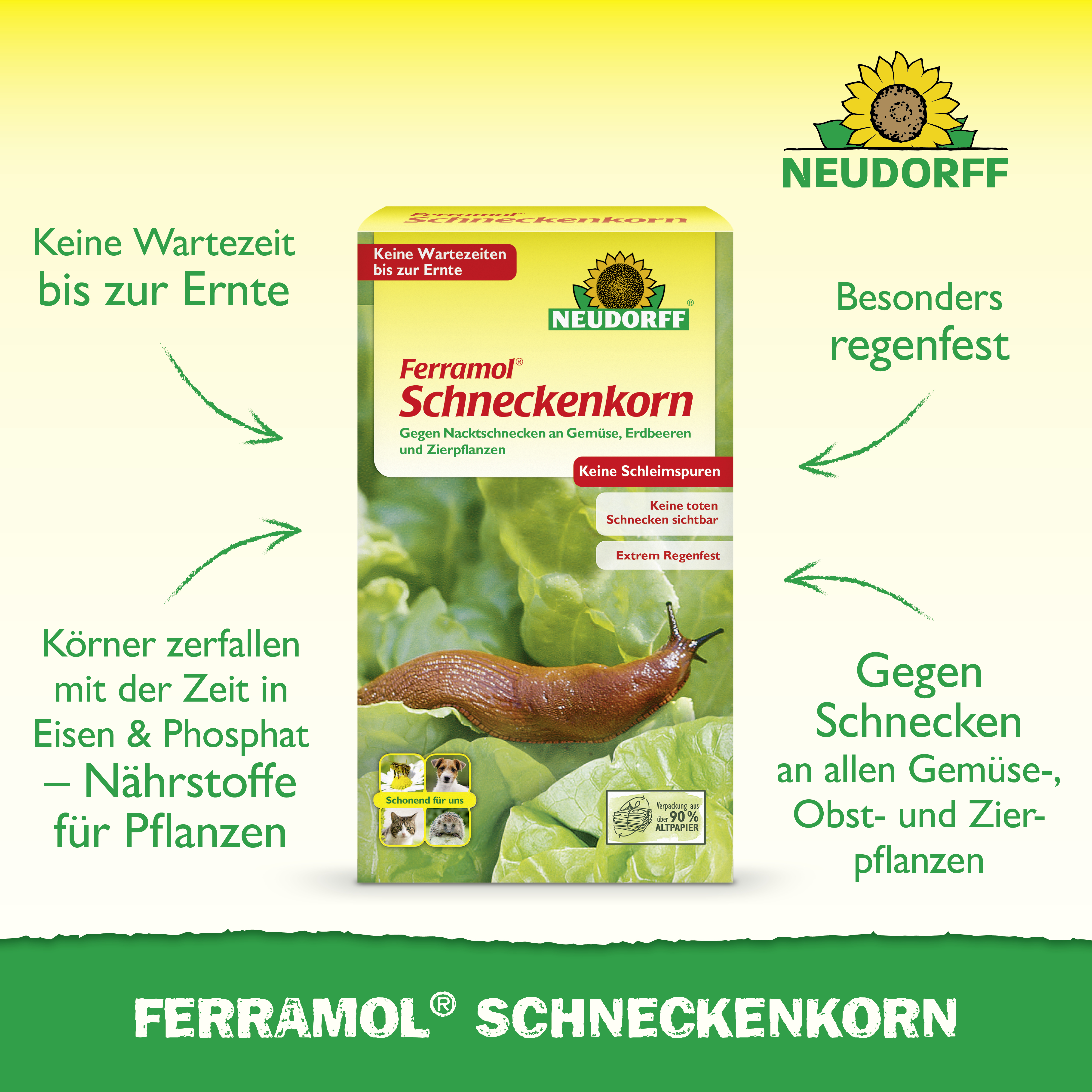 Neudorff Ferramol Schneckenkorn, 500 g