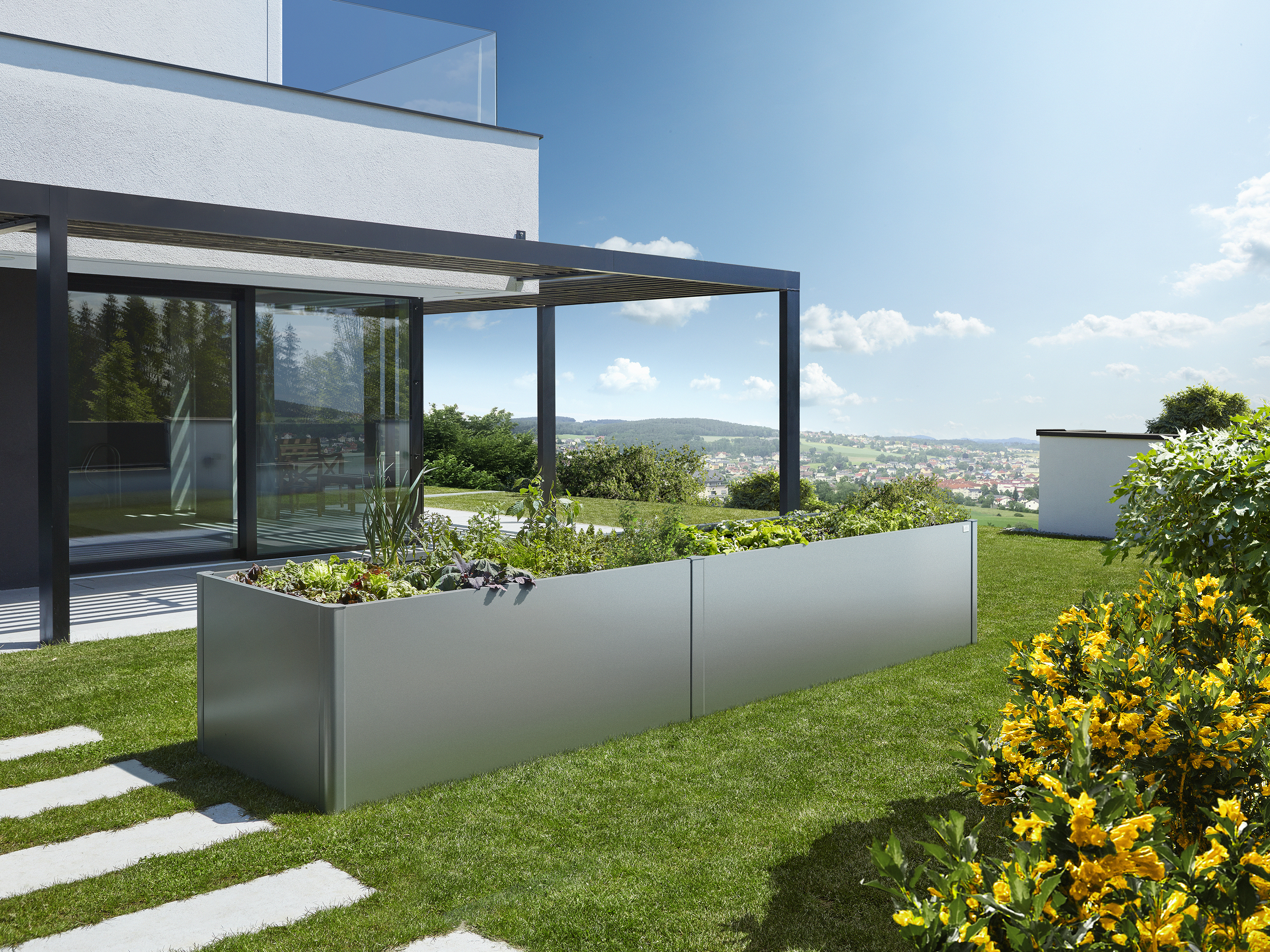 Biohort Hochbeet Gr. 4x1, quarzgrau-metallic Biohort Hochbeet Gr. 4x1, quarzgrau-metallic