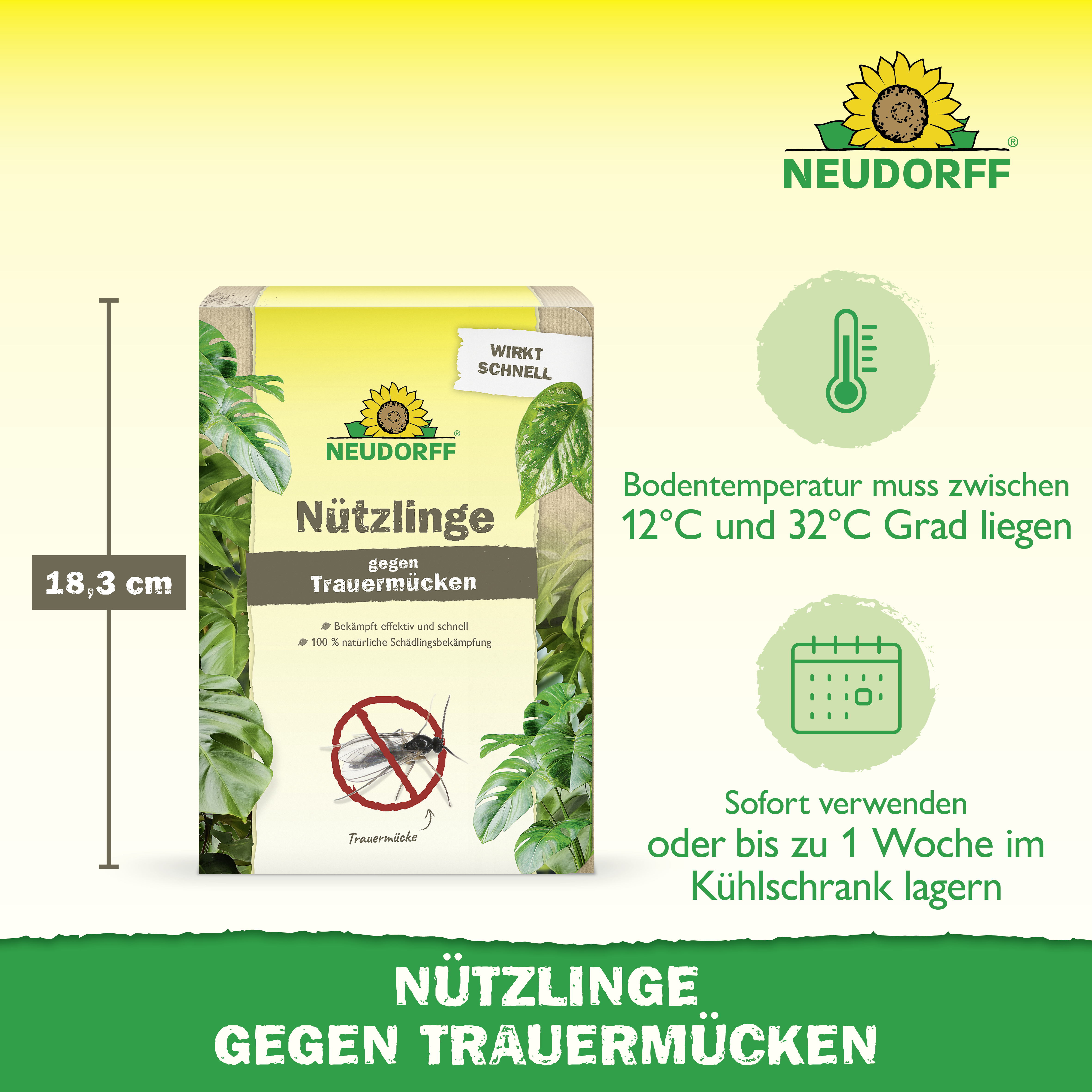 Neudorff Bestell-Karte Nützlinge gegen Trauermücken