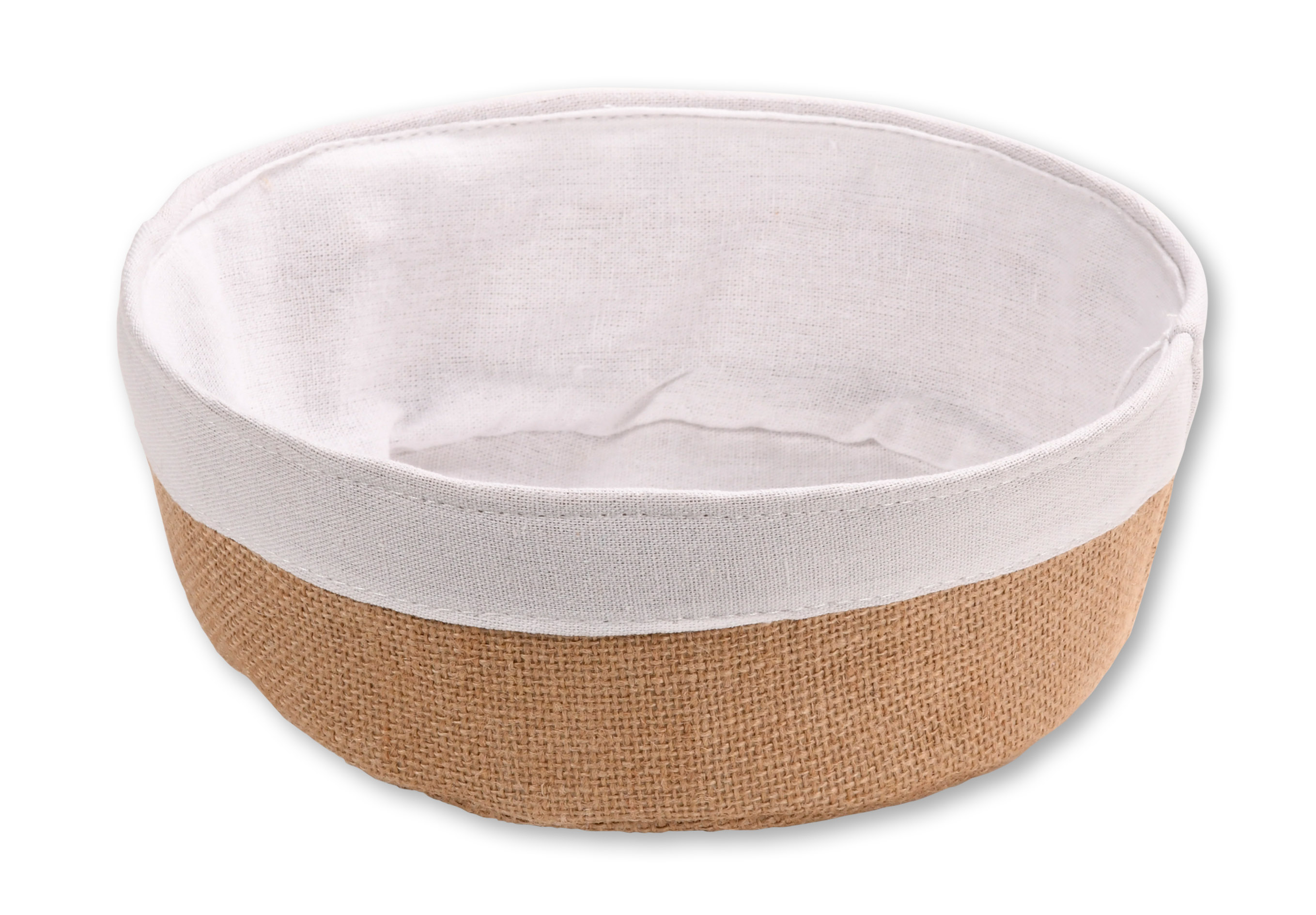 Kesper Brotkorb, Baumwolle, Jute, Ø 25 cm / Höhe: 9 cm Kesper Brotkorb, Baumwolle, Jute, Ø 25 cm / Höhe: 9 cm
