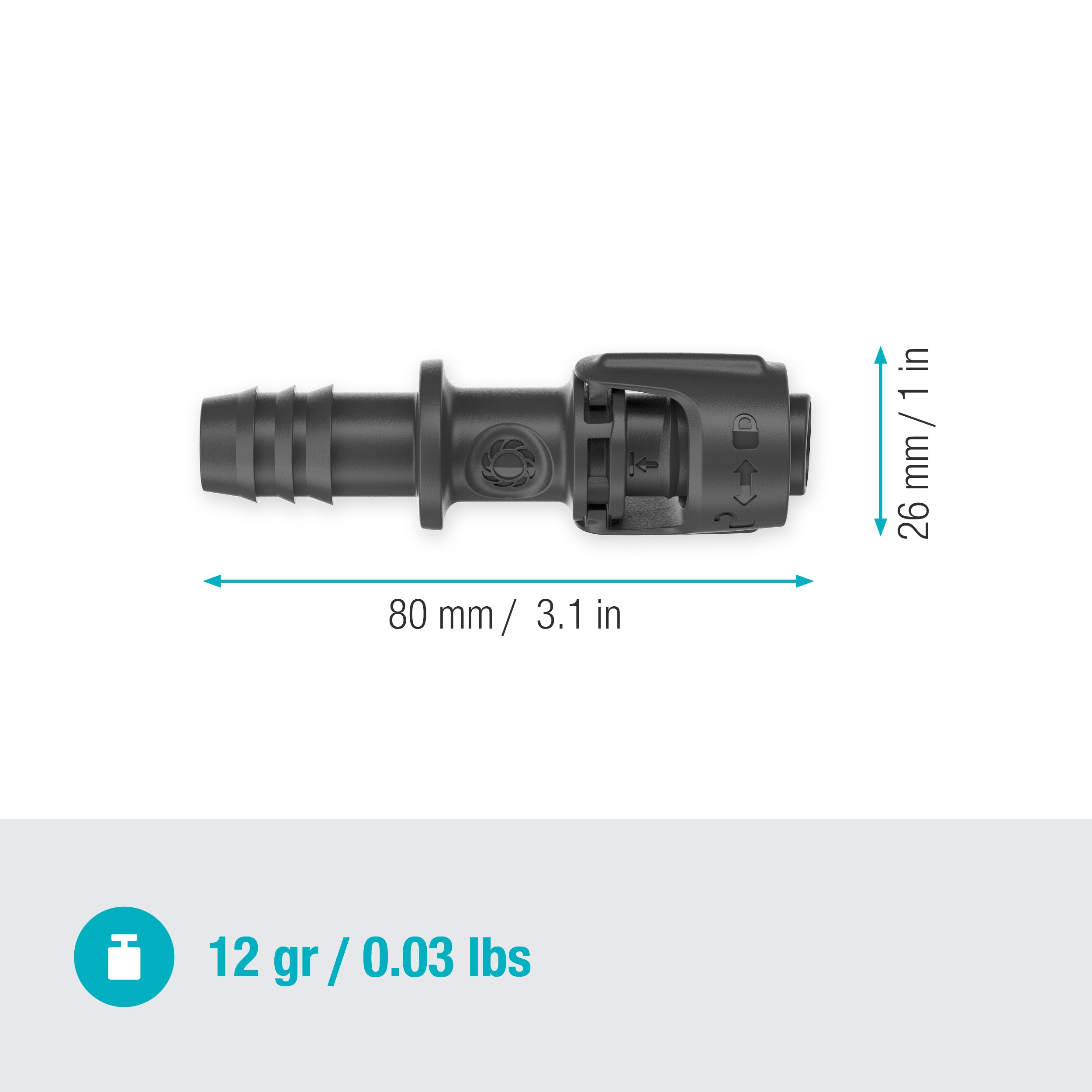 Gardena Micro-Drip-System Universalverbinder 13 mm (1/2") Gardena Micro-Drip-System Universalverbinder 13 mm (1/2")